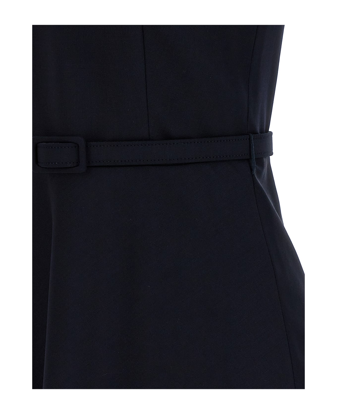Alessandra Rich Belt Dress - Blue