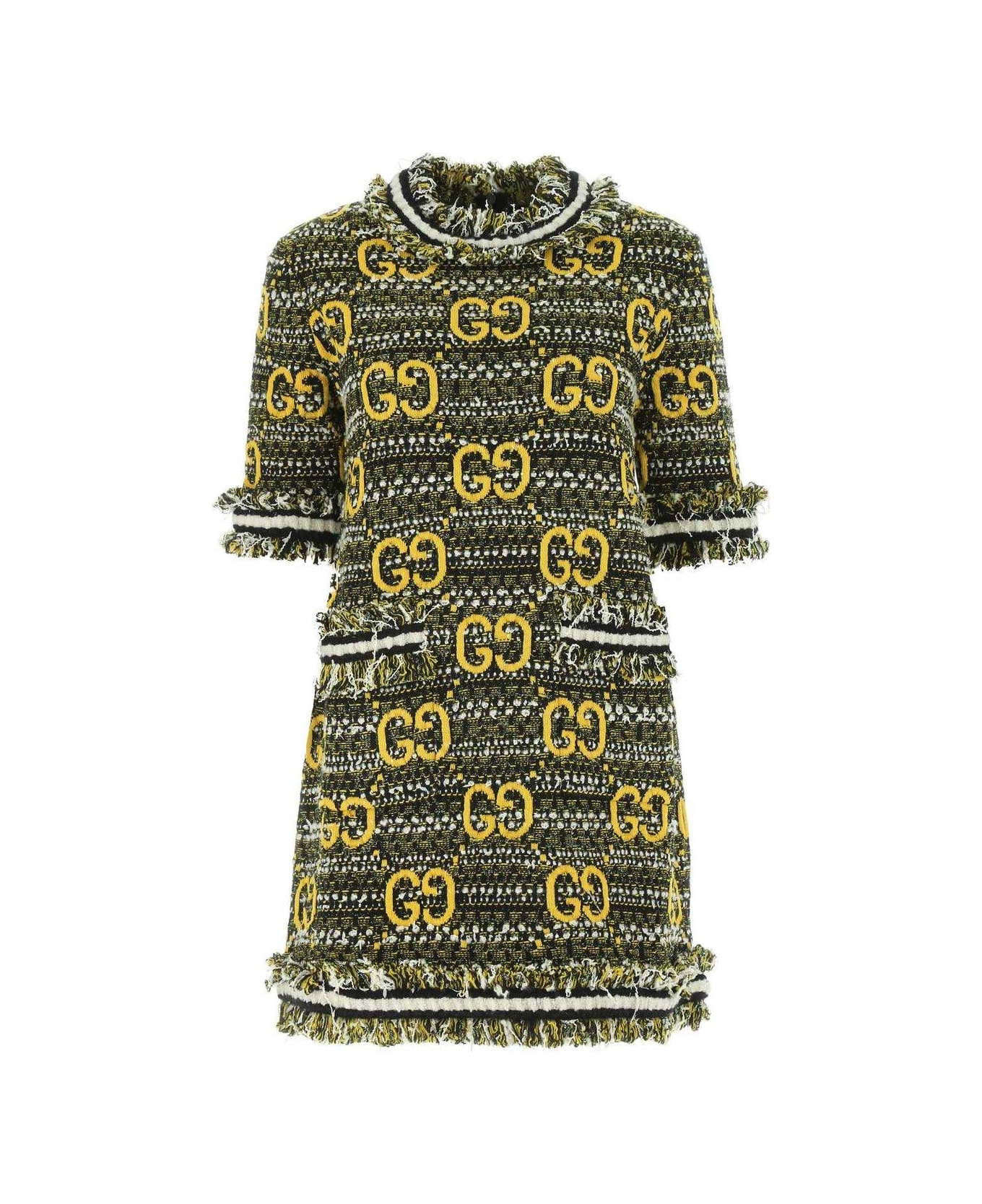 Gucci Gg Motif Short-sleeved Dress