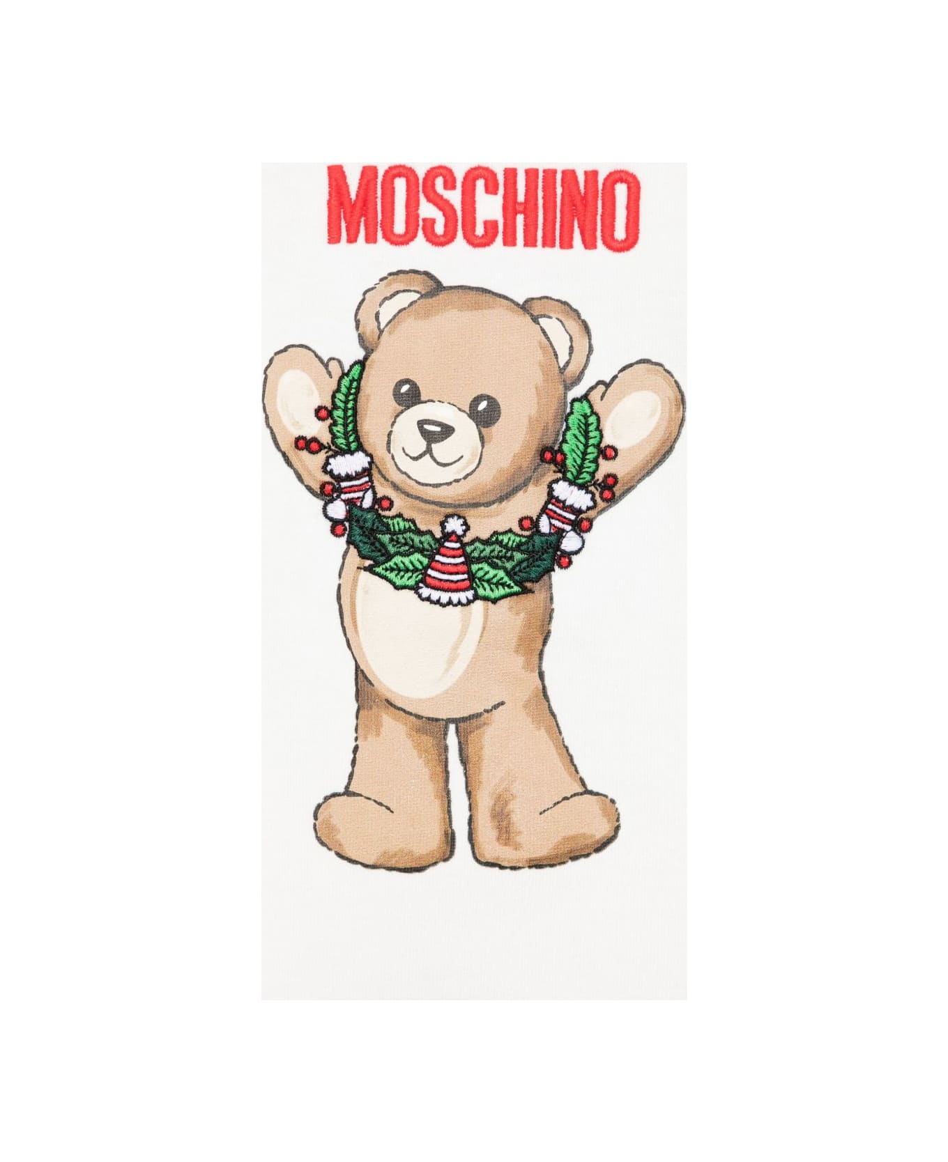 Moschino Kids Printed Sweatshirt - White