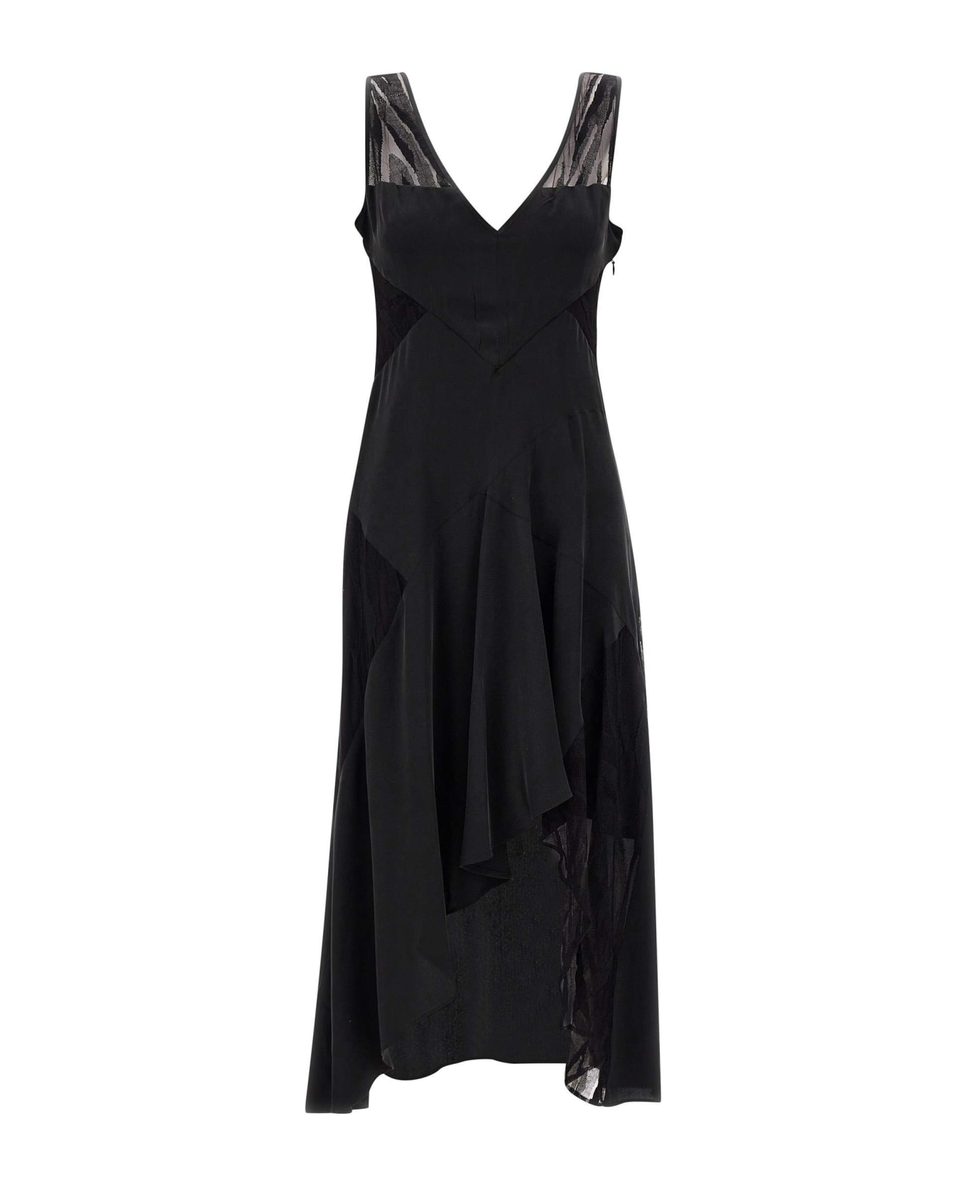 IRO "judya" Silk Dress - BLACK ワンピース＆ドレス