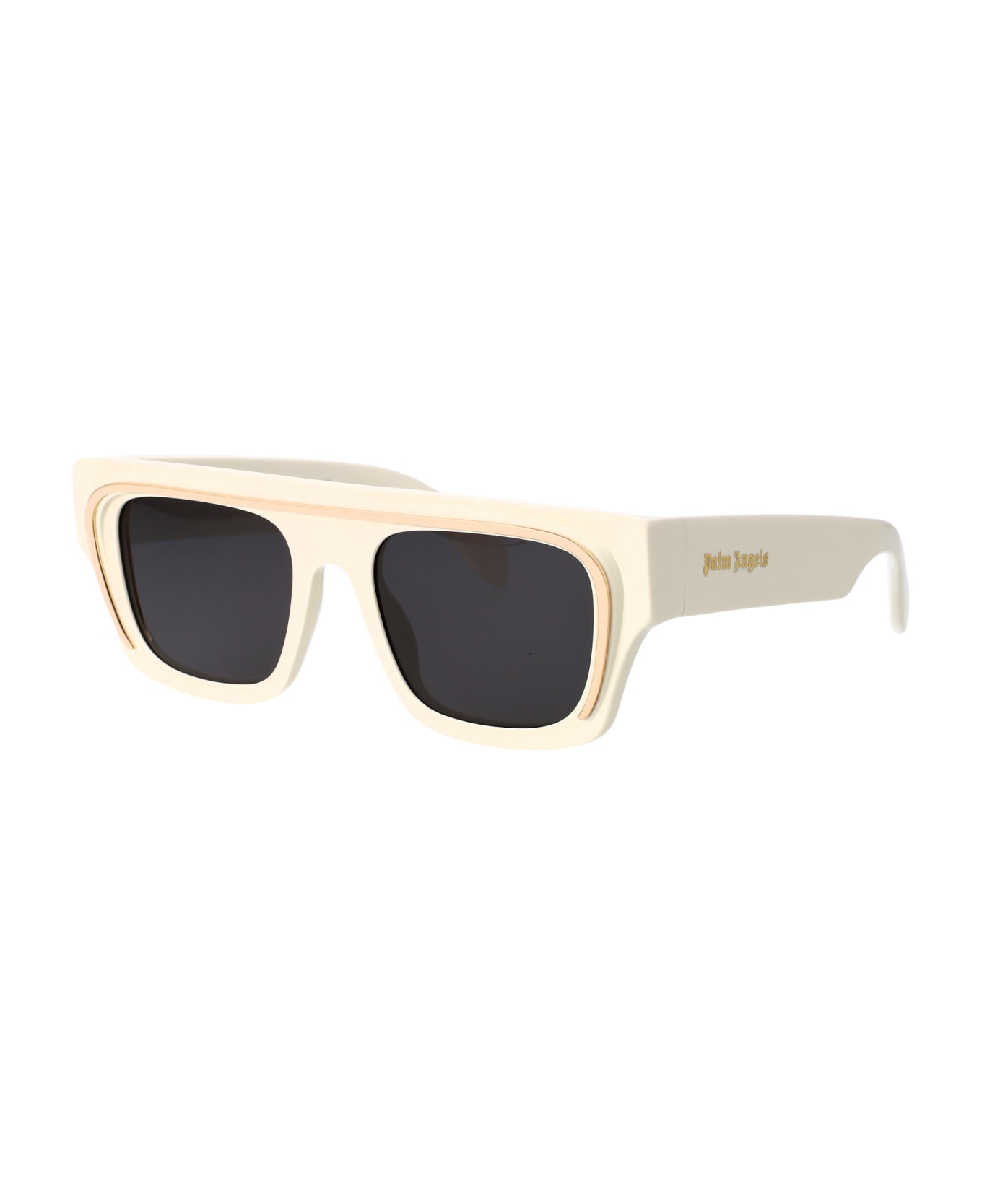 Palm Angels Salton Sunglasses - 0107 WHITE サングラス