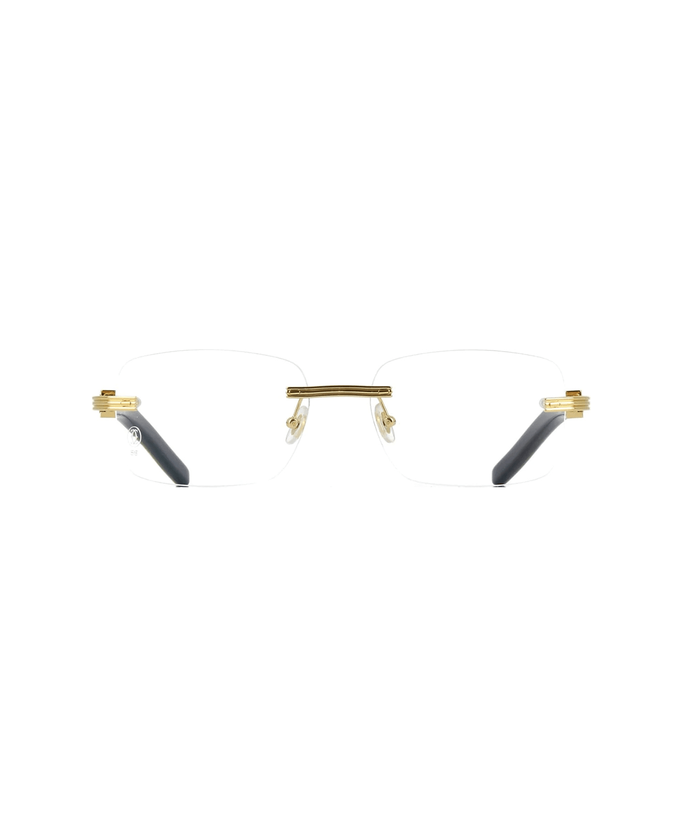 Cartier Eyewear Cartier Ct0286o Premie Re De Cartier 003 Gold White Glasses - Nero