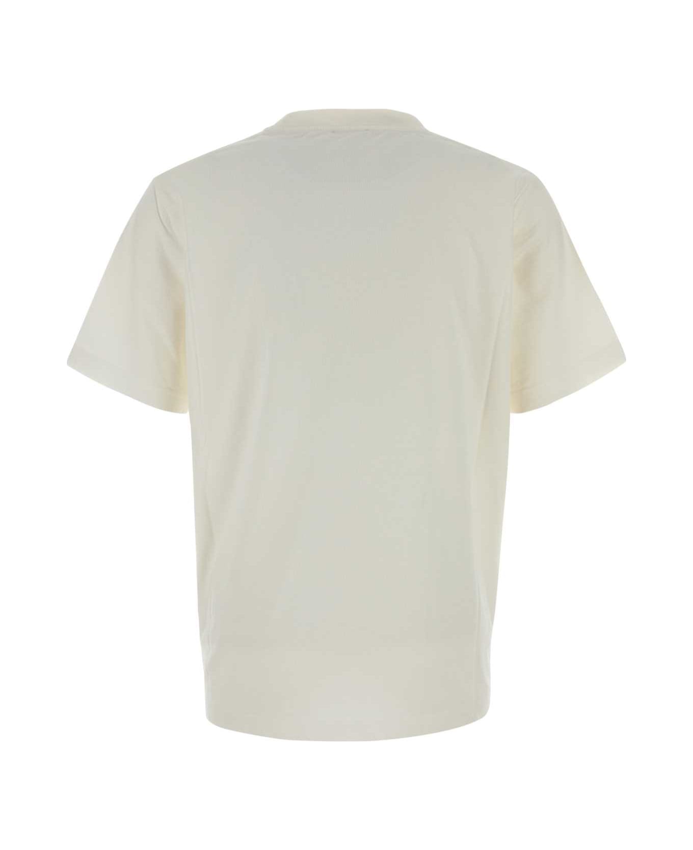 Autry White Cotton Autry X Maison Kitsunã© T-shirt - MK2W