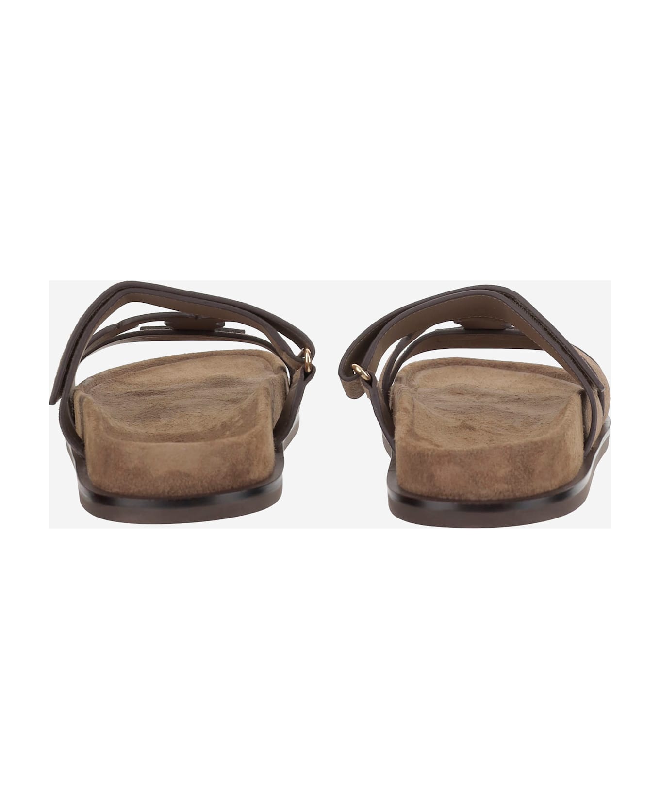 Tory Burch T Slide - Brown