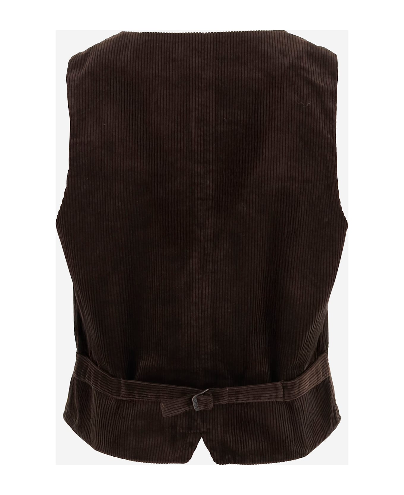 Polo Ralph Lauren Cotton Corduroy Waistcoat - Brown