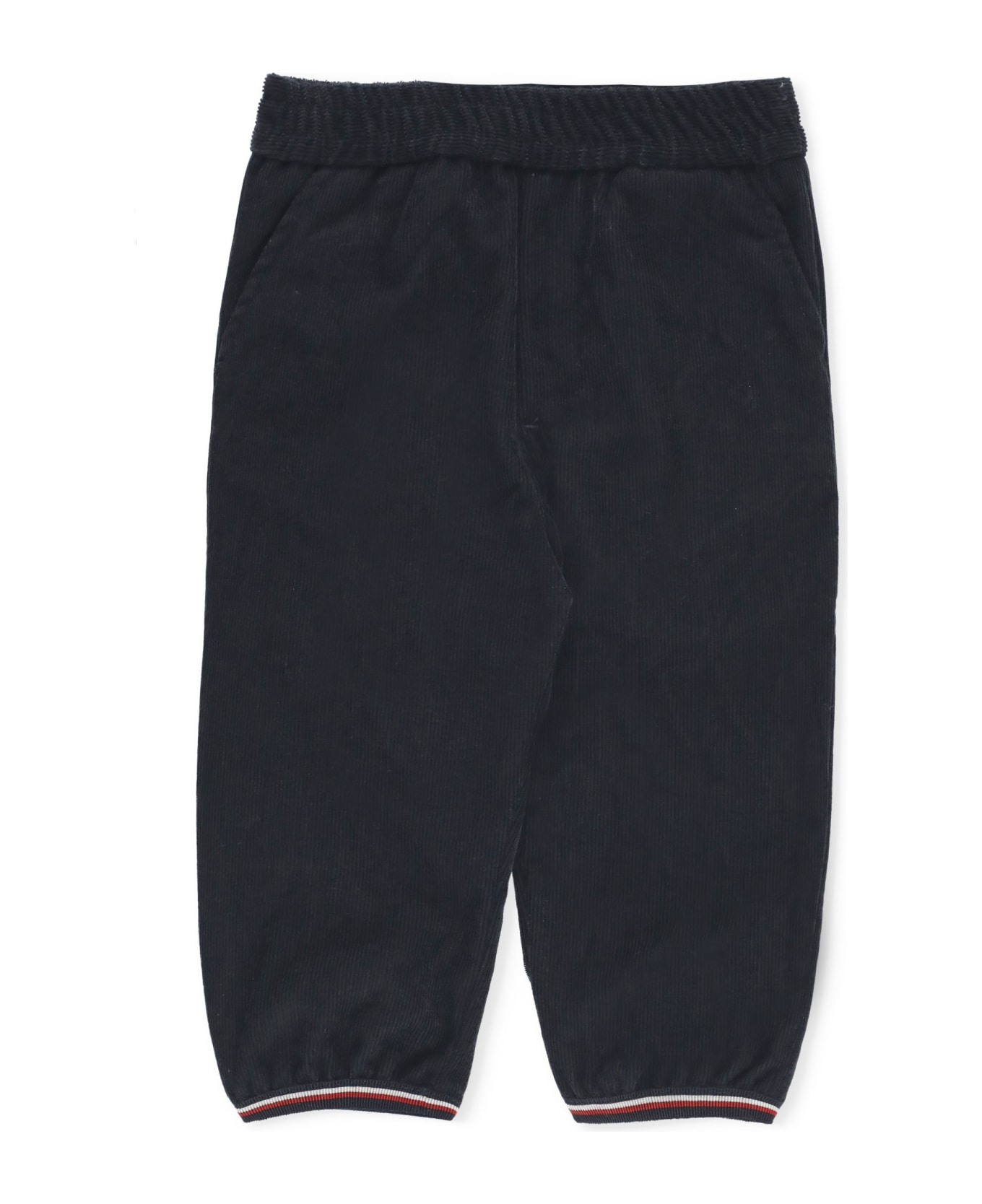 Moncler Ribbed Trousers - Blue