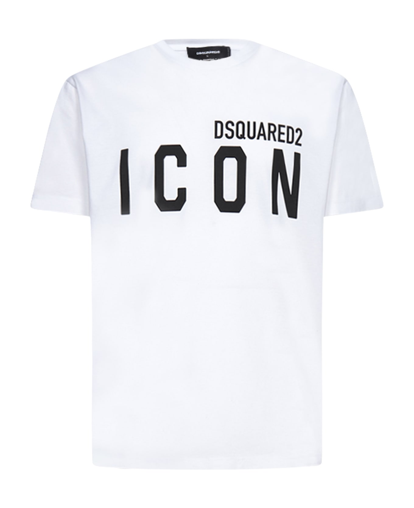 Dsquared2 Icon Logo T-shirt - White/black シャツ