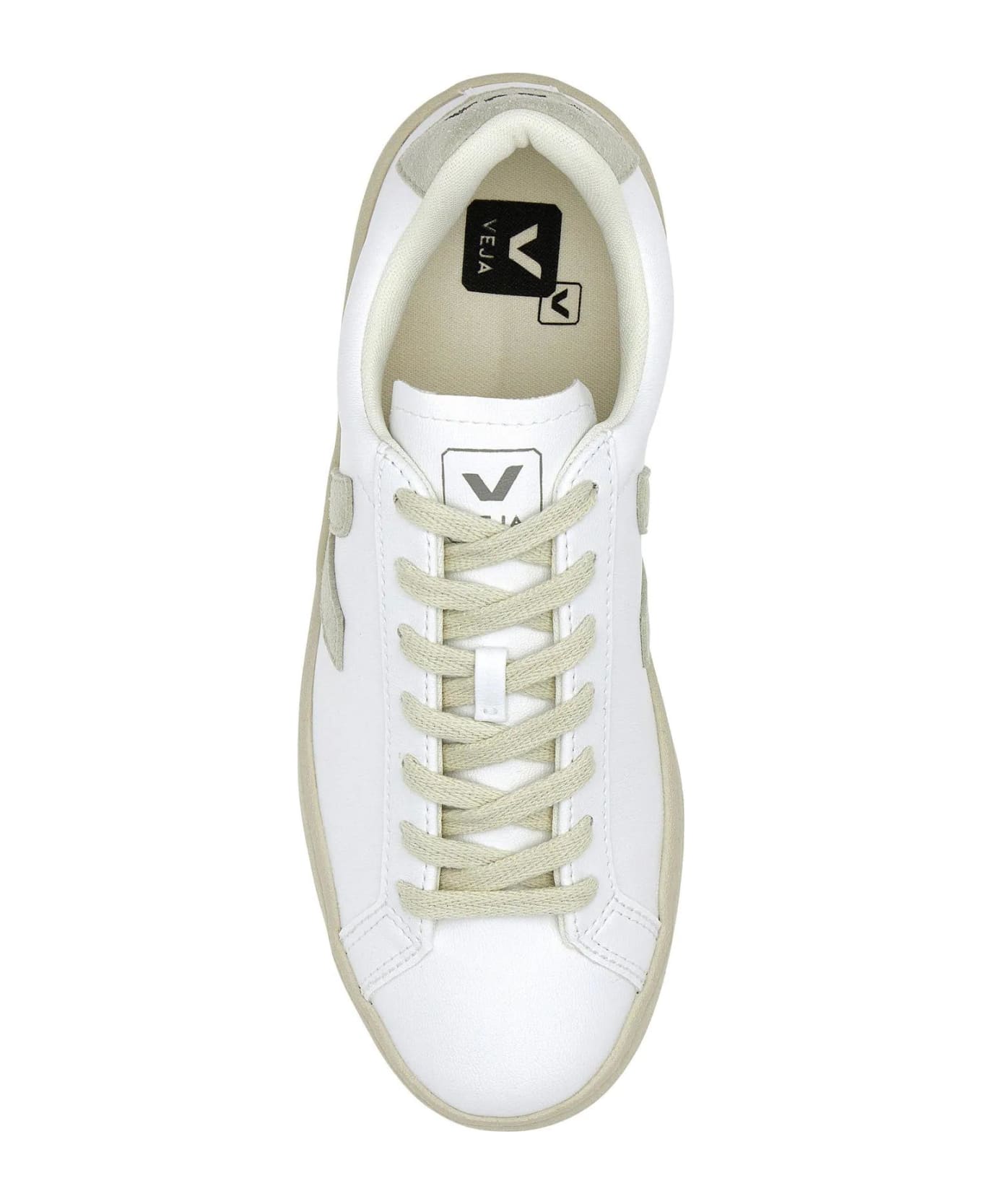 Veja White Synthetic Leather Urca Sneakers - WHITE_NATURAL