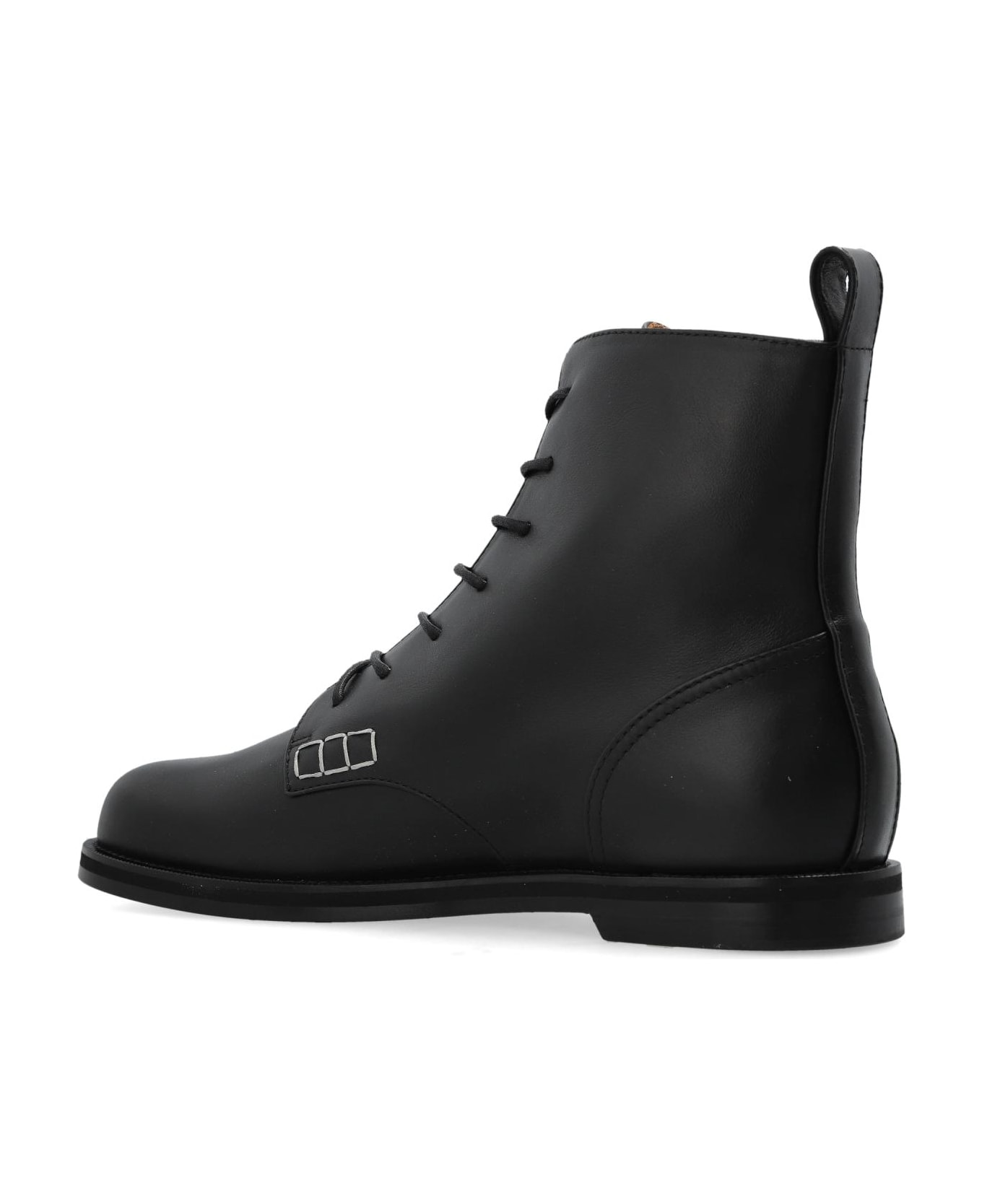 J.W. Anderson Jw Anderson Leather Ankle Boots - BLACK