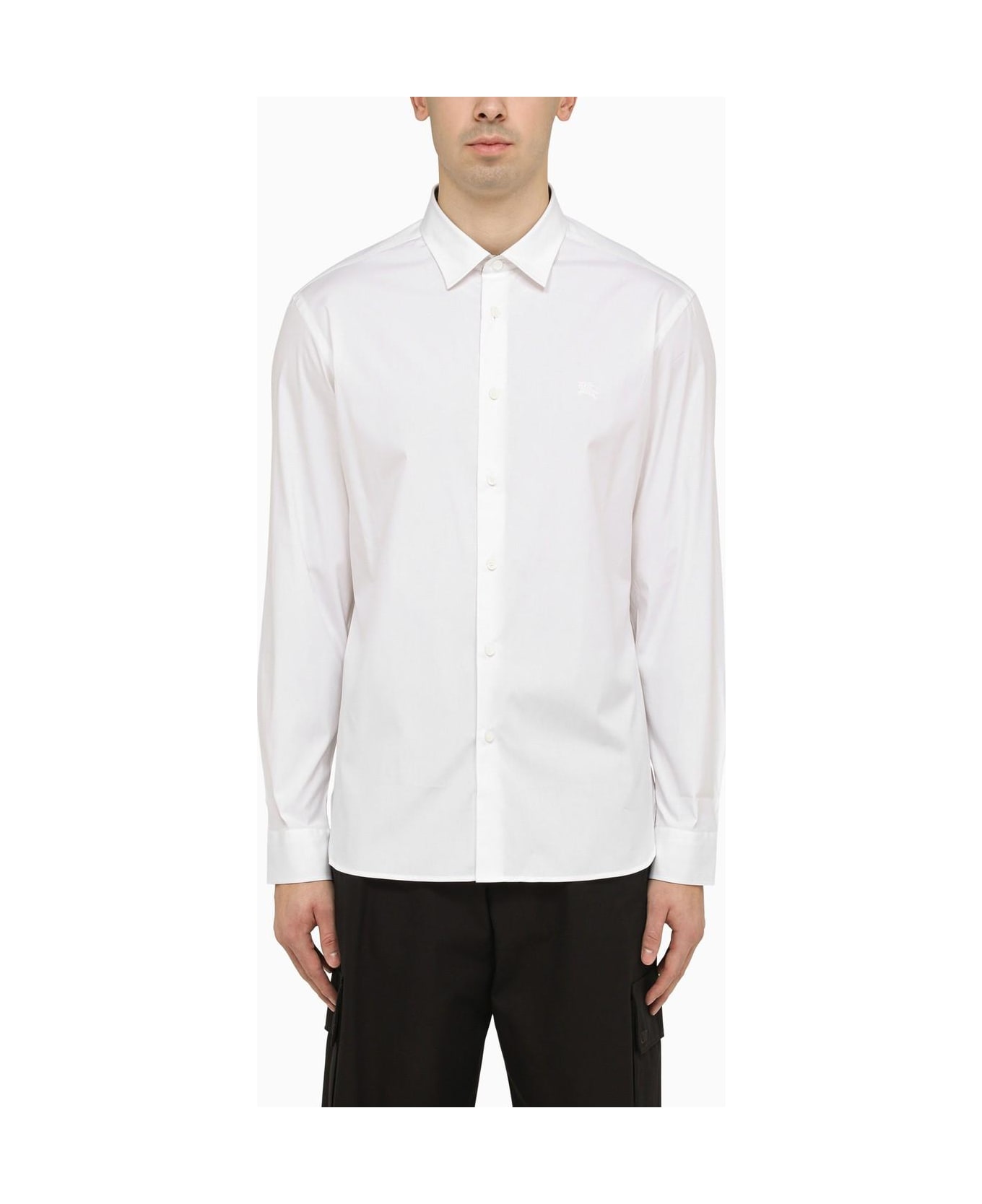 Burberry Classic White Poplin Shirt - White