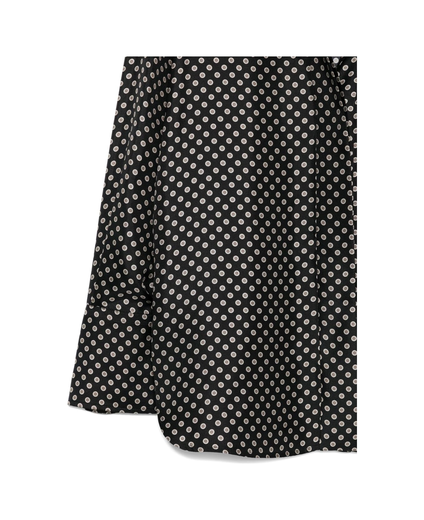 Alberto Biani Black V-neck Shirt - Black