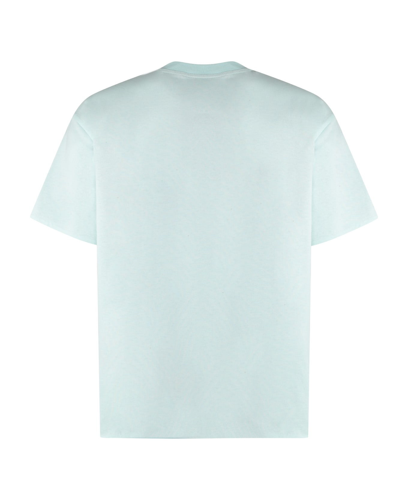 Bottega Veneta Cotton Crew-neck T-shirt - Pale turquoise navy