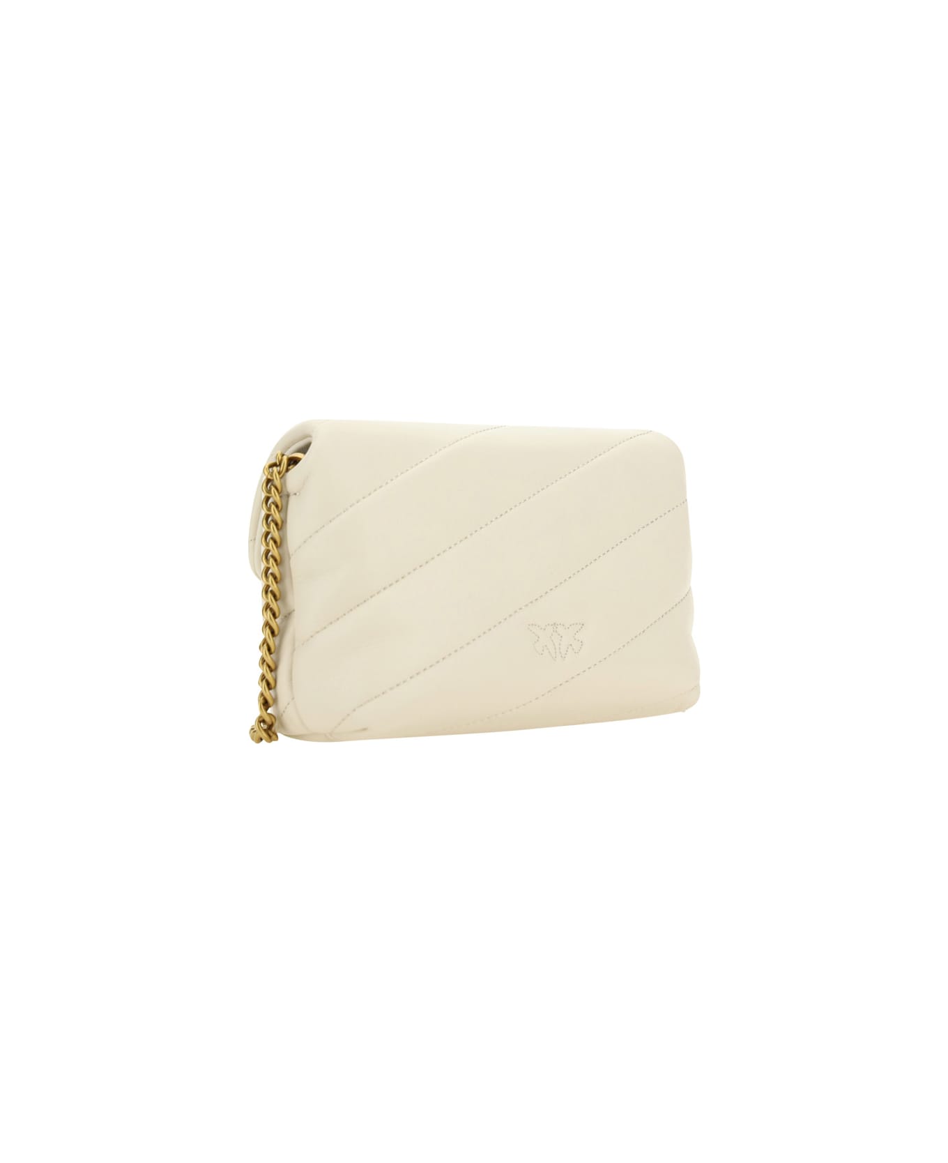 Pinko Love Baby Shoulder Bag - White