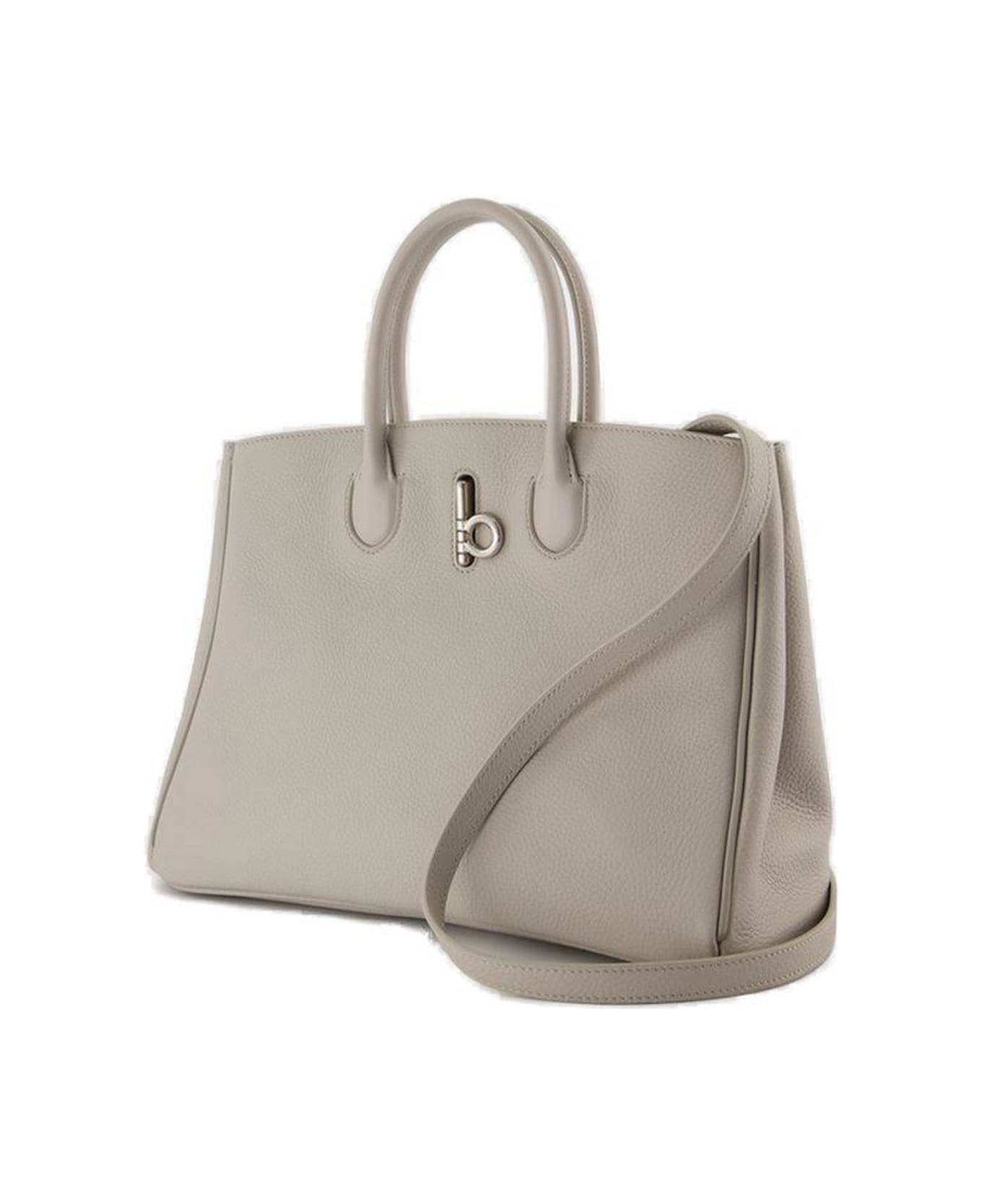 Burberry Small Rocking Horse Top Handle Bag - Beige