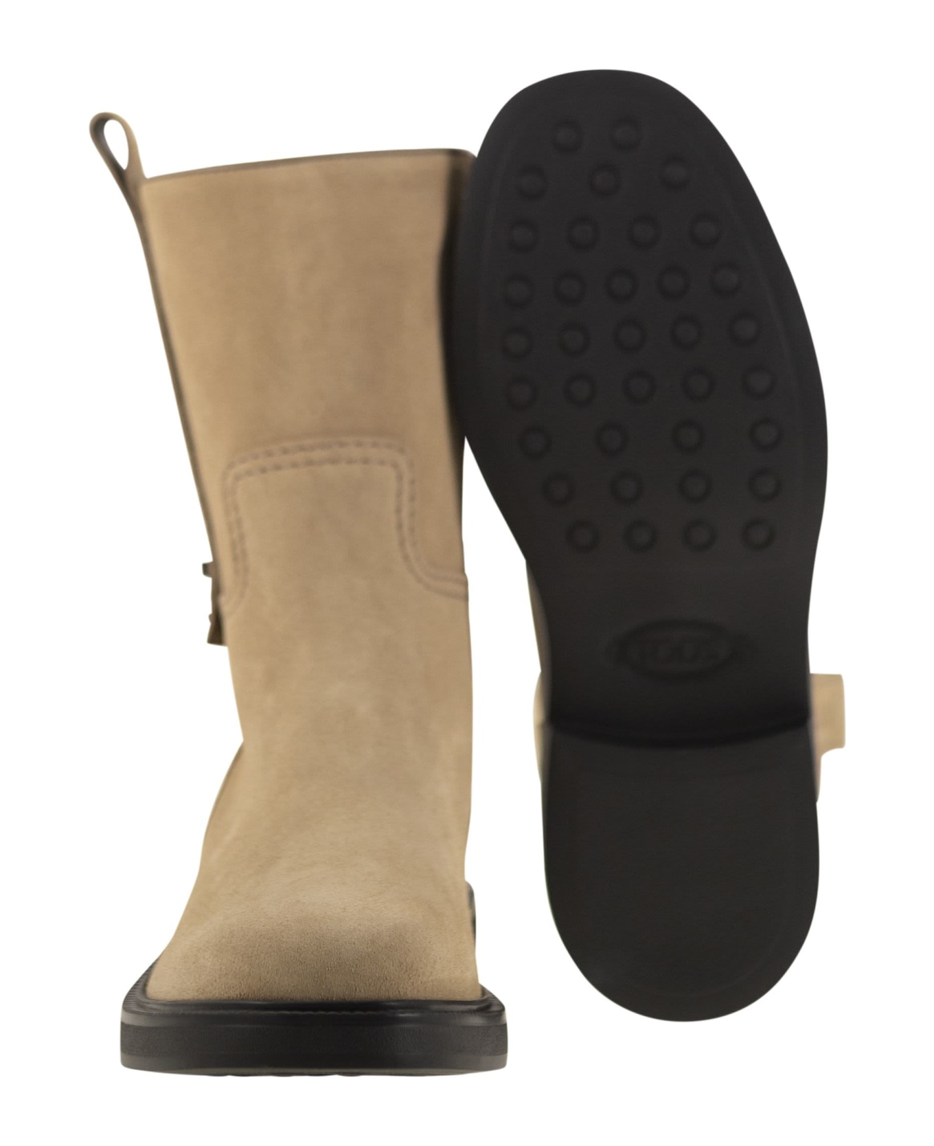 ブーツその他 TOD'S FW24 Sand suede ankle boots (XXW20L0IM60RE0 S812) Tod's Suede Ankle Boot | italist