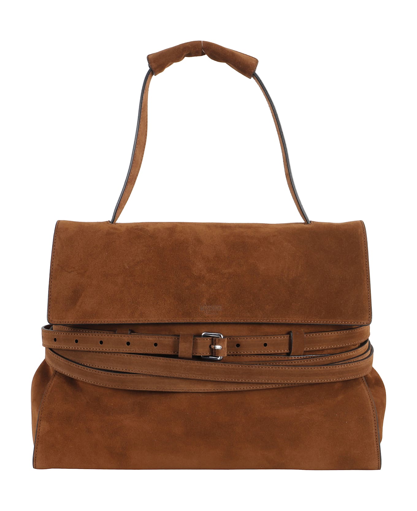 Moschino Borsa Crosta - A Marrone