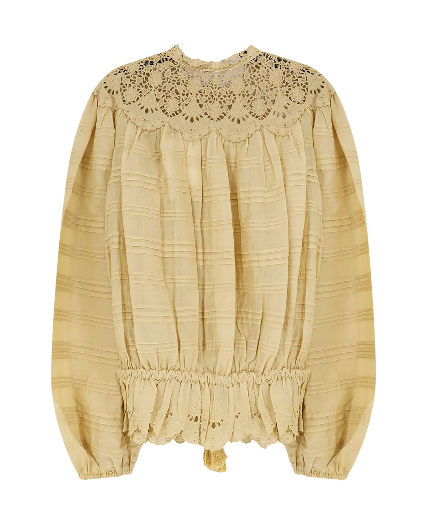 Marant Étoile Polly Organic Cotton Shirt - Light Ochre