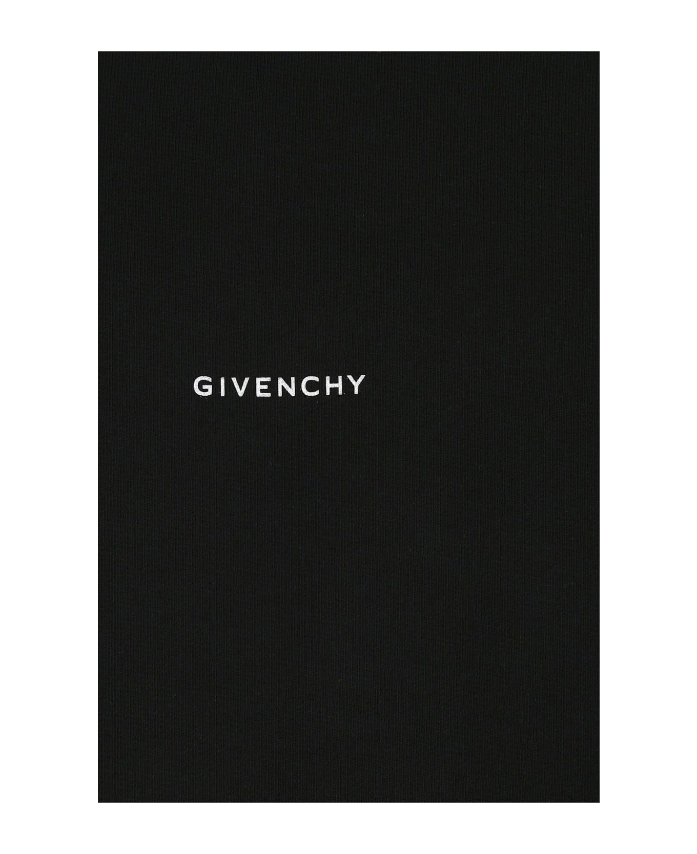 Givenchy Black Cotton Sweatshirt - BLACK