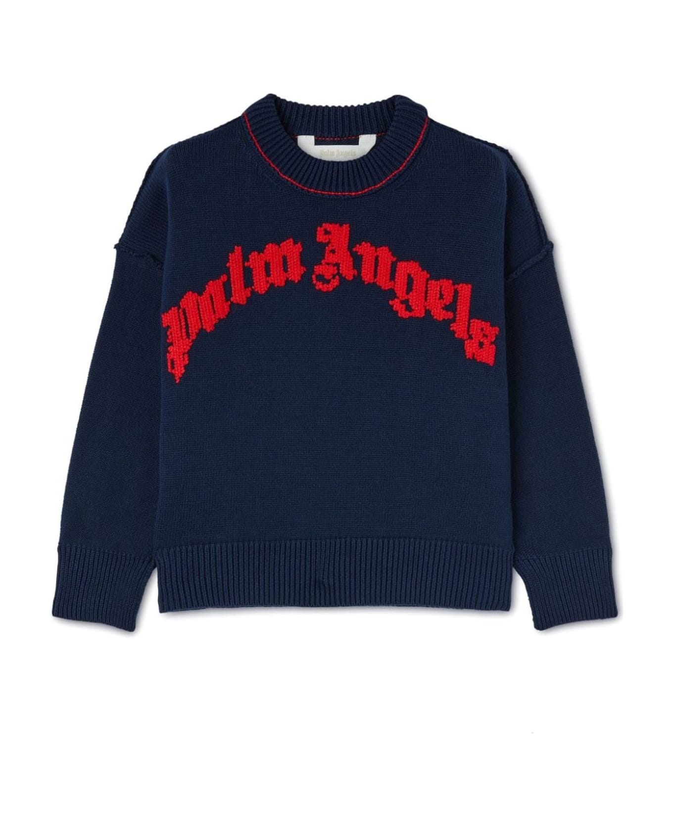 Palm Angels Sweaters Blue - Blue ニットウェア＆スウェットシャツ