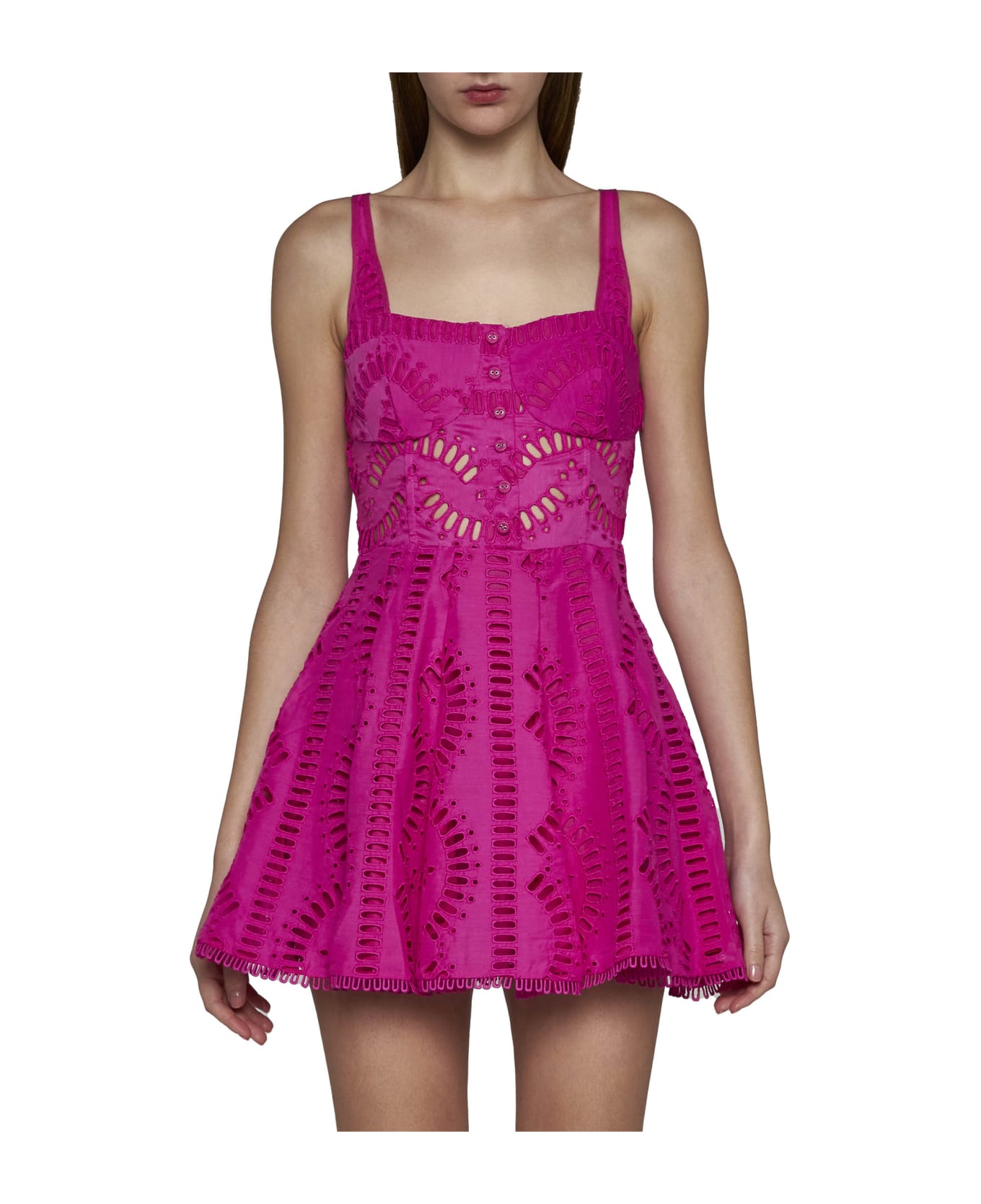 Charo Ruiz Dress - Hot pink