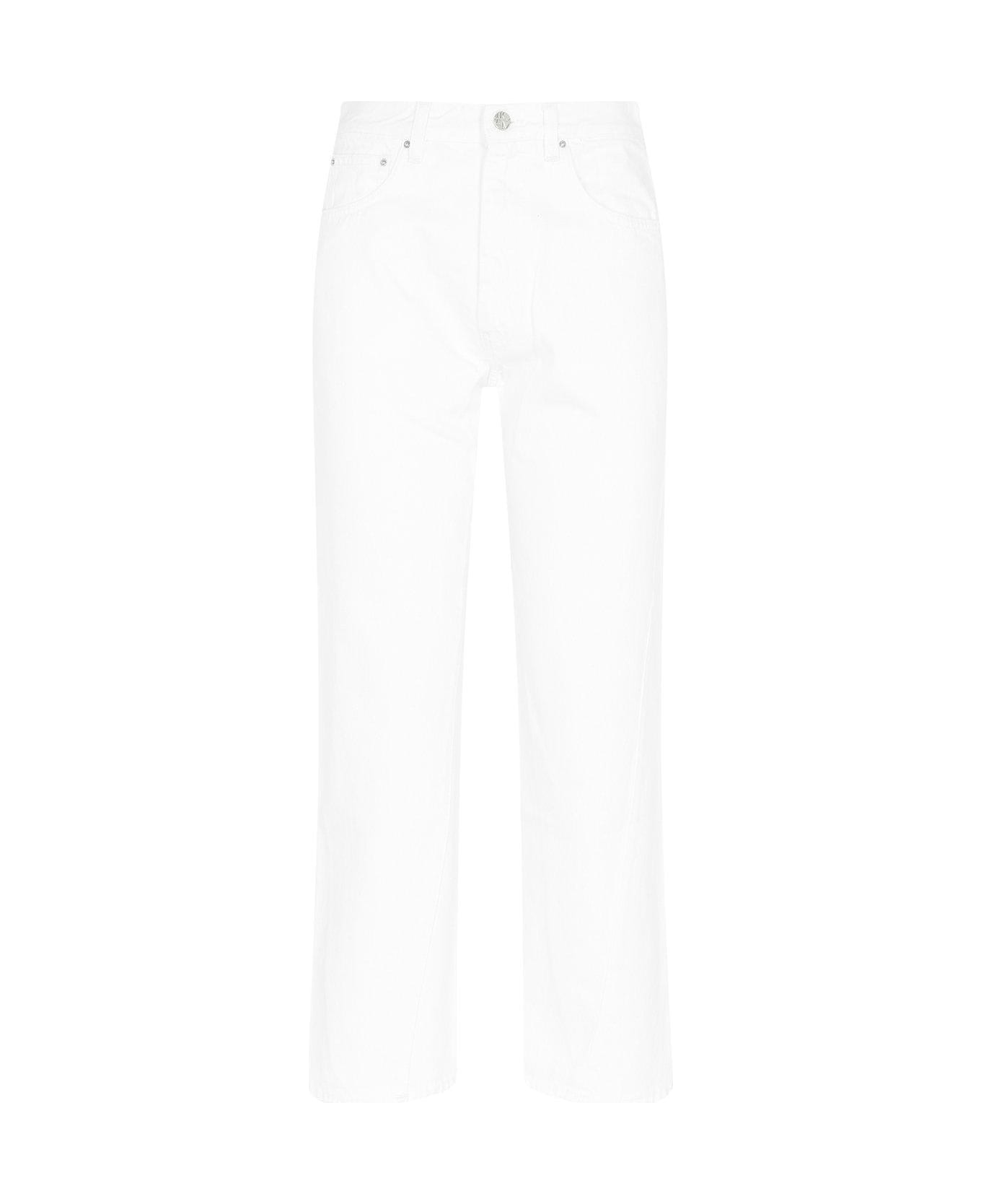 Totême Straight-leg Cropped Jeans - 0 Bianco