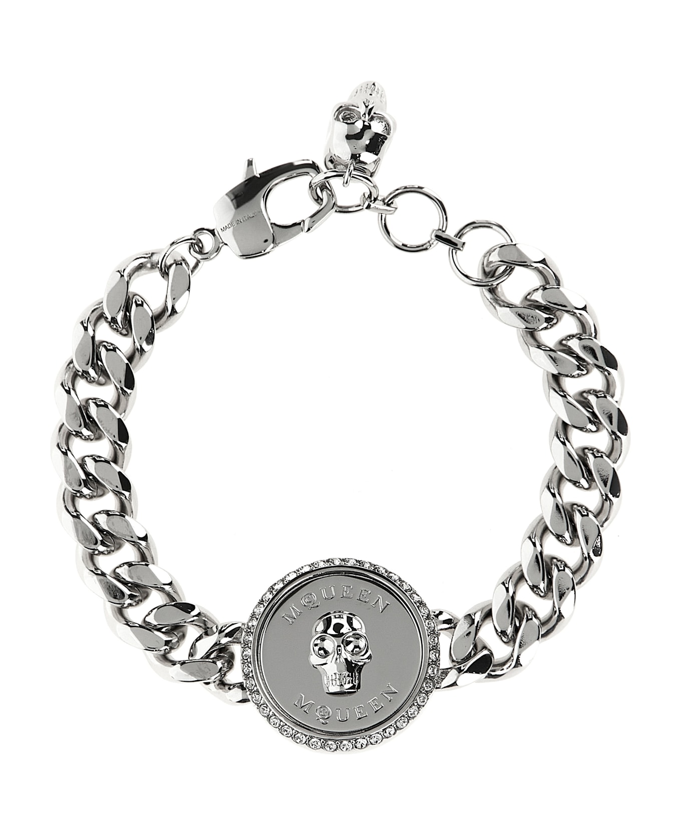 Alexander McQueen 'sovereign Skull' Bracelet - Silver