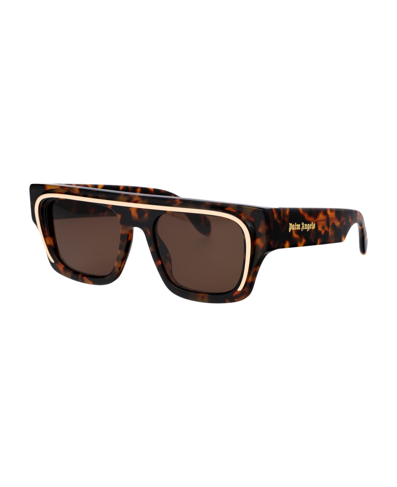 Palm Angels Salton Sunglasses - 6064 HAVANA サングラス