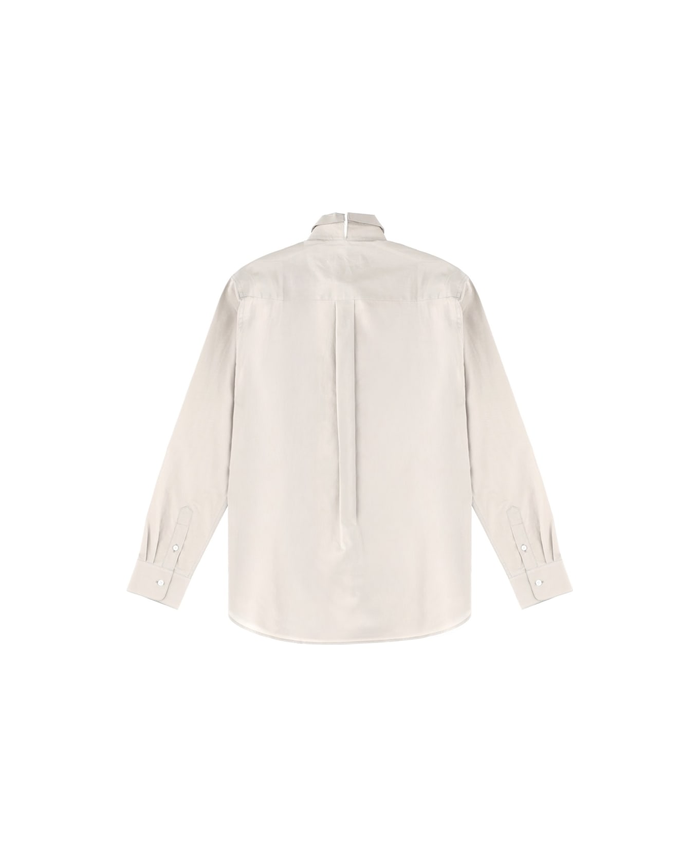 Marni Shirt With Embroidered Logo - GREY