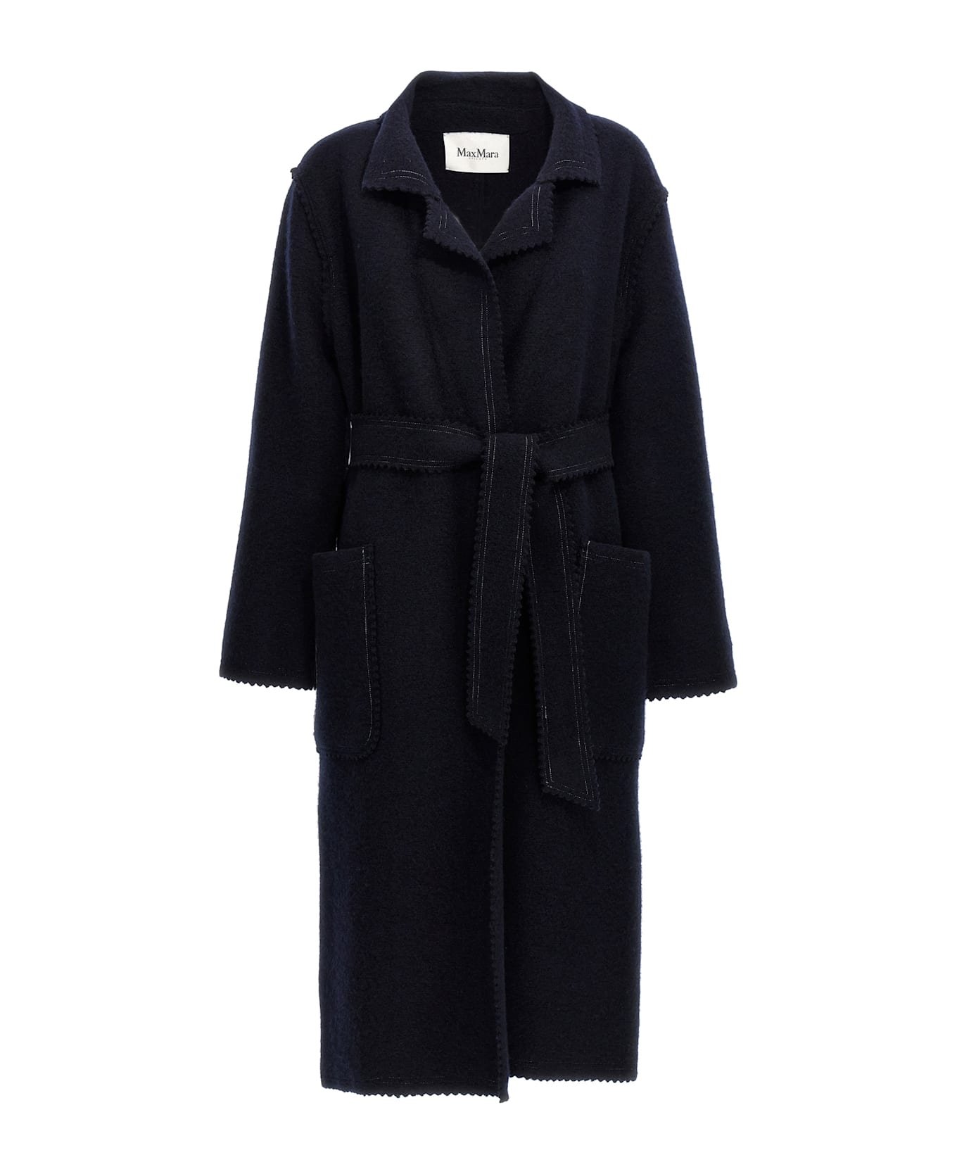 Max Mara 'jene' Coat - Blue