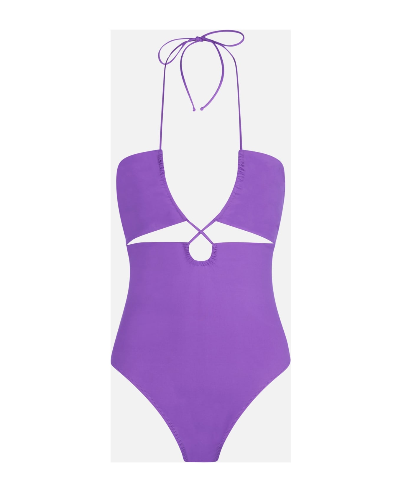 MC2 Saint Barth Purple Cutout One Piece Swimsuit - PINK