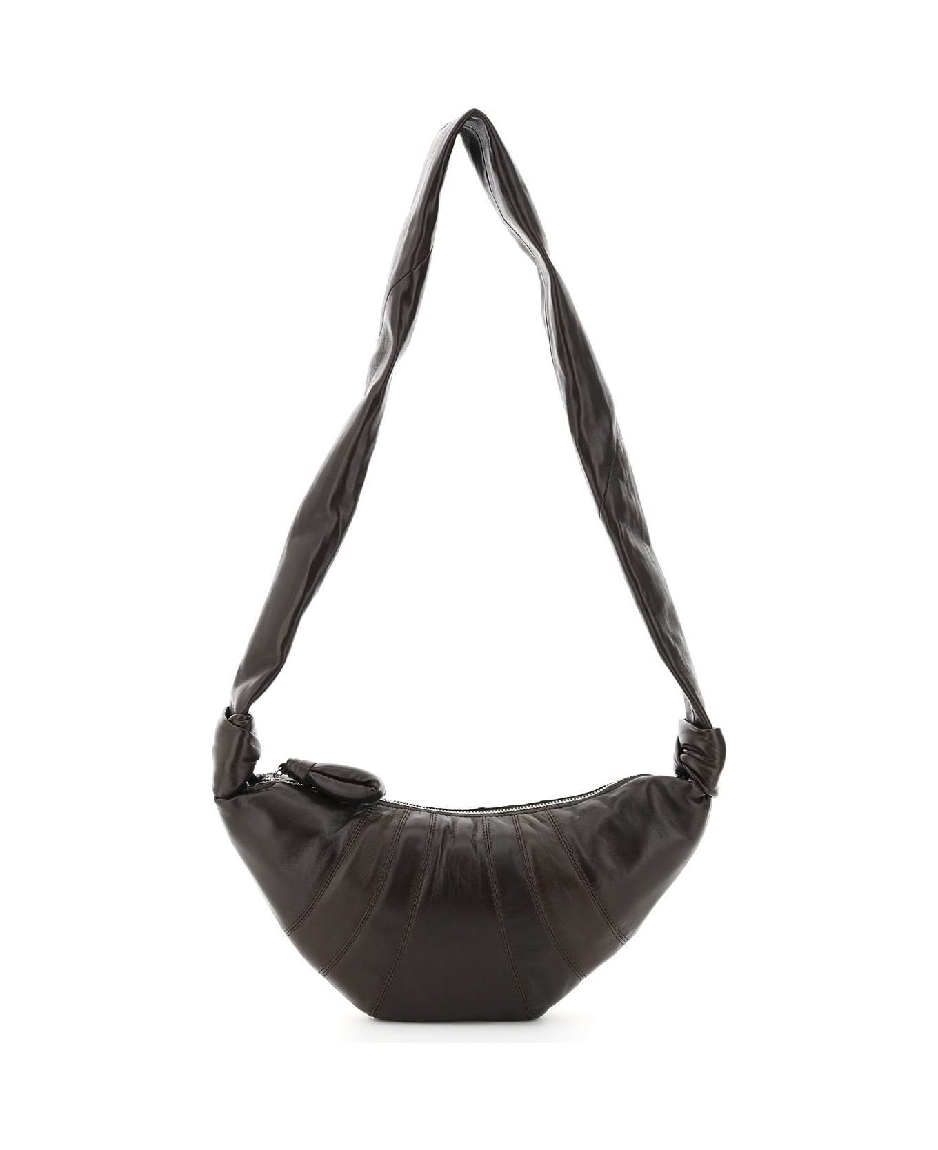 Lemaire Small Croissant Shoulder Bag - Dark Chocolate