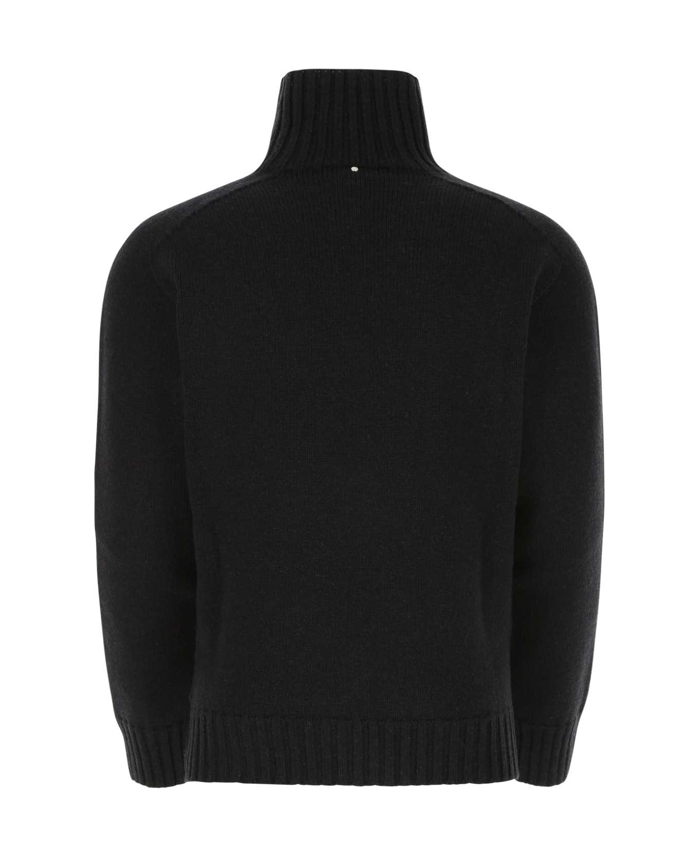 OAMC Black Wool Sweater - 001