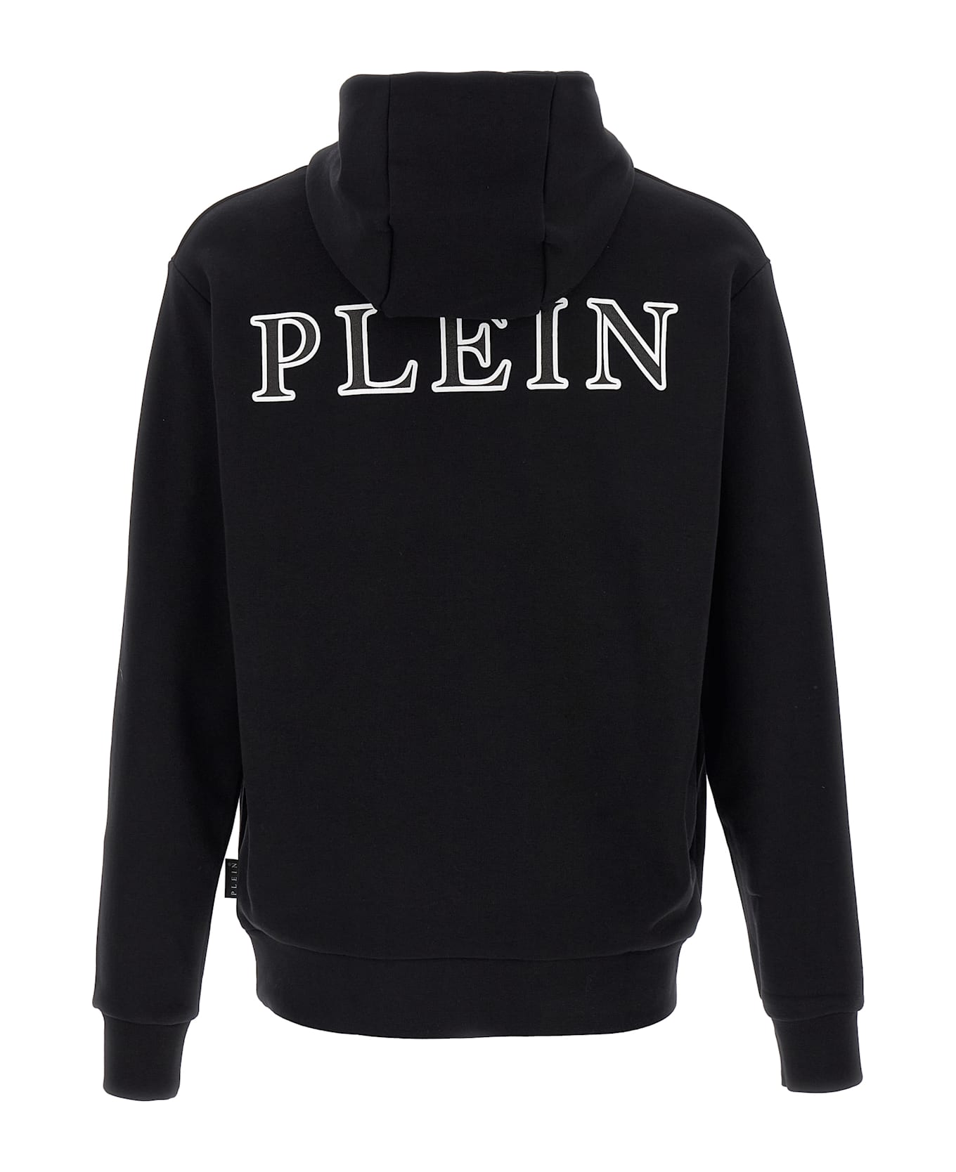 Philipp Plein Logo Patch Hoodie - Black  
