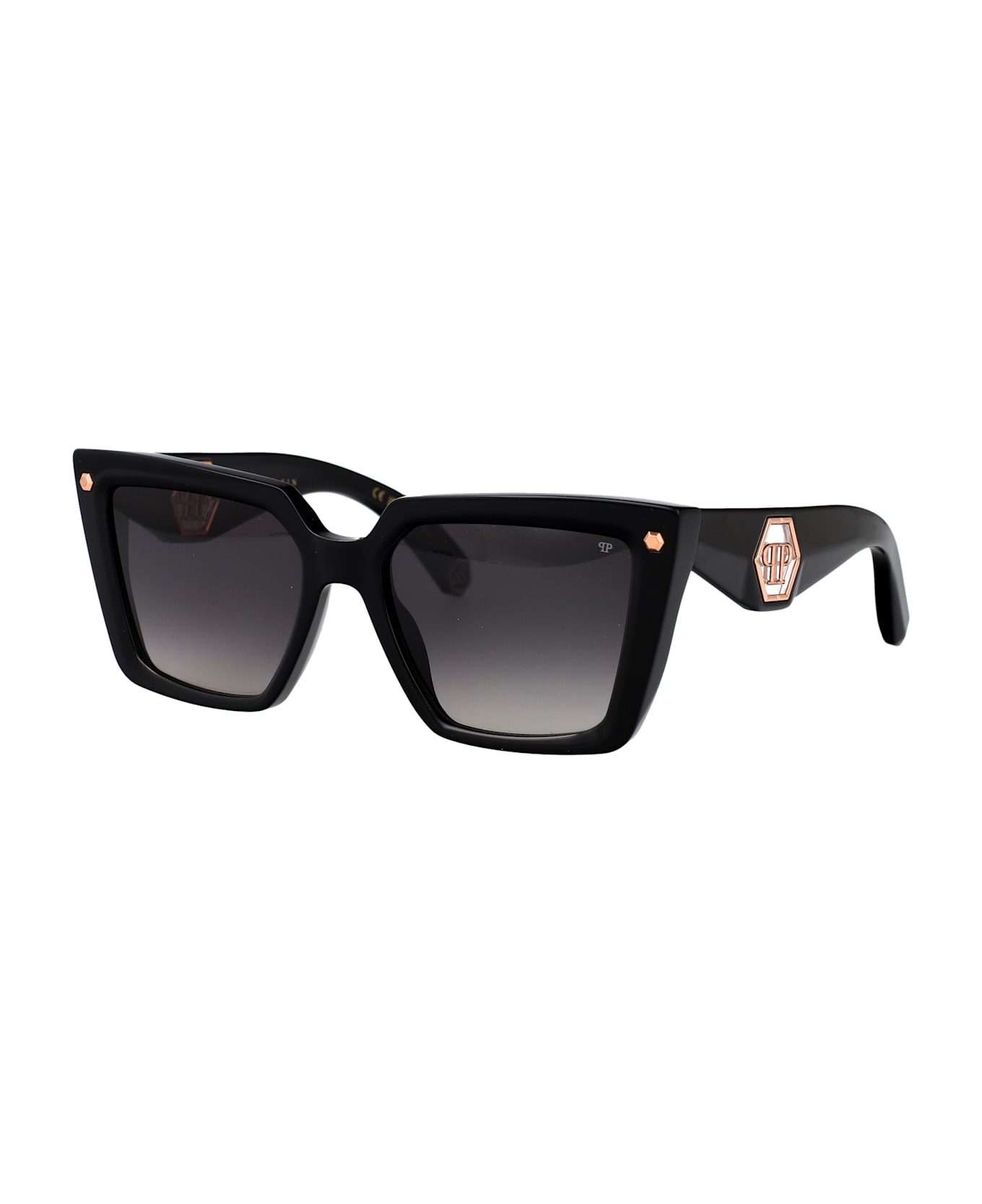 Philipp Plein Muse Sunglasses - NERO LUCIDO