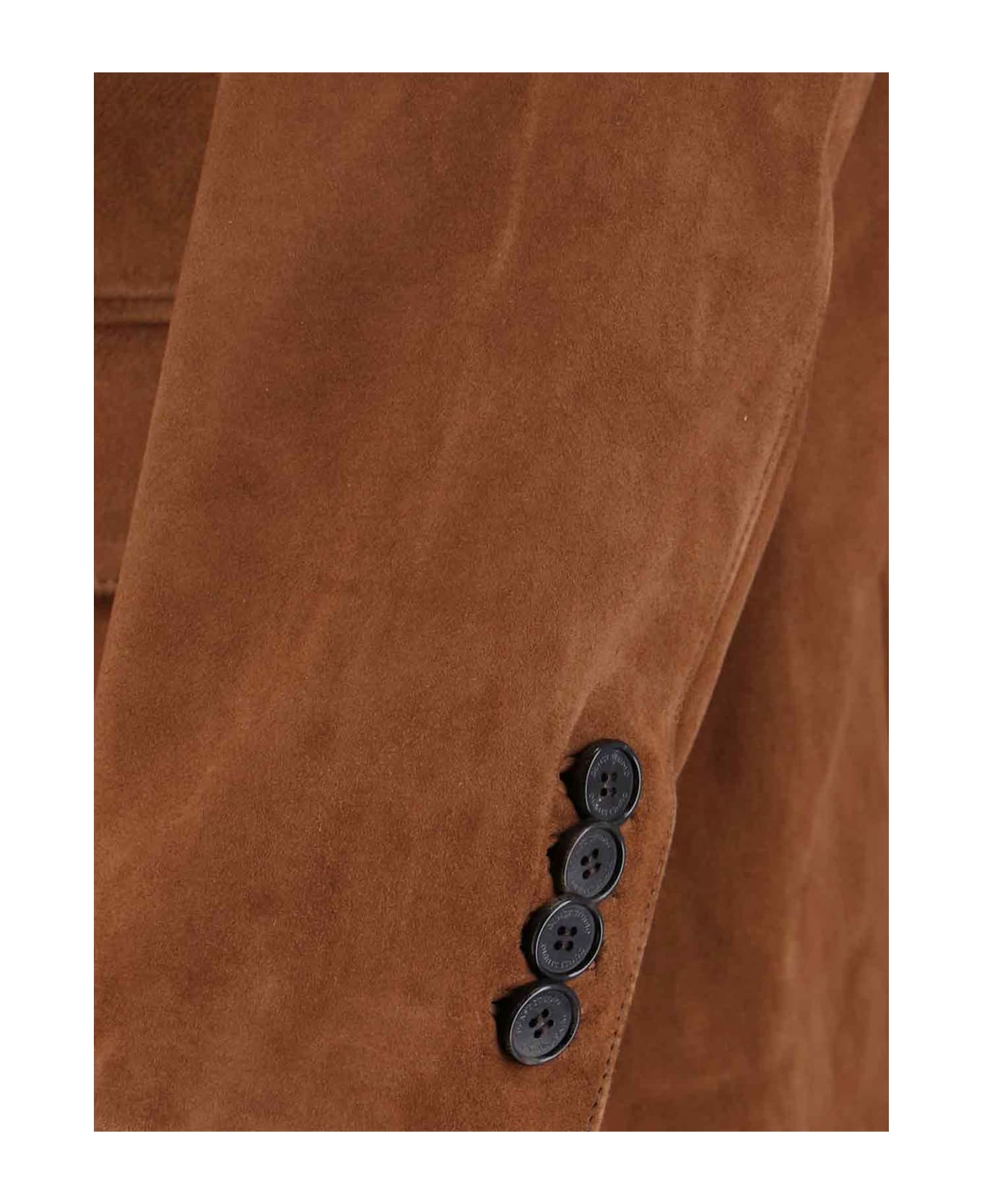 Dunst Suede Jacket - BROWN