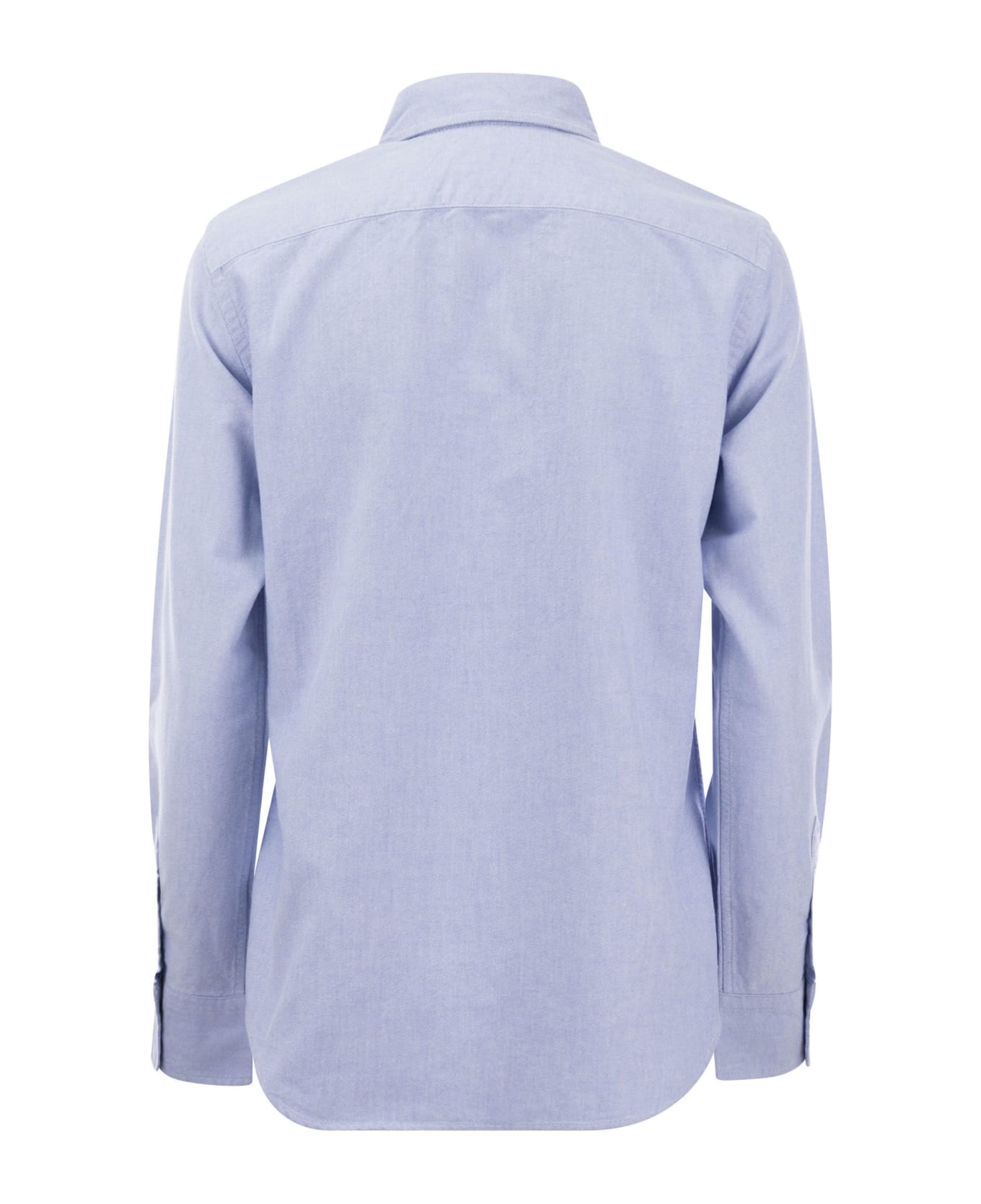 Polo Ralph Lauren Oxford Logo Shirt - Light Blue