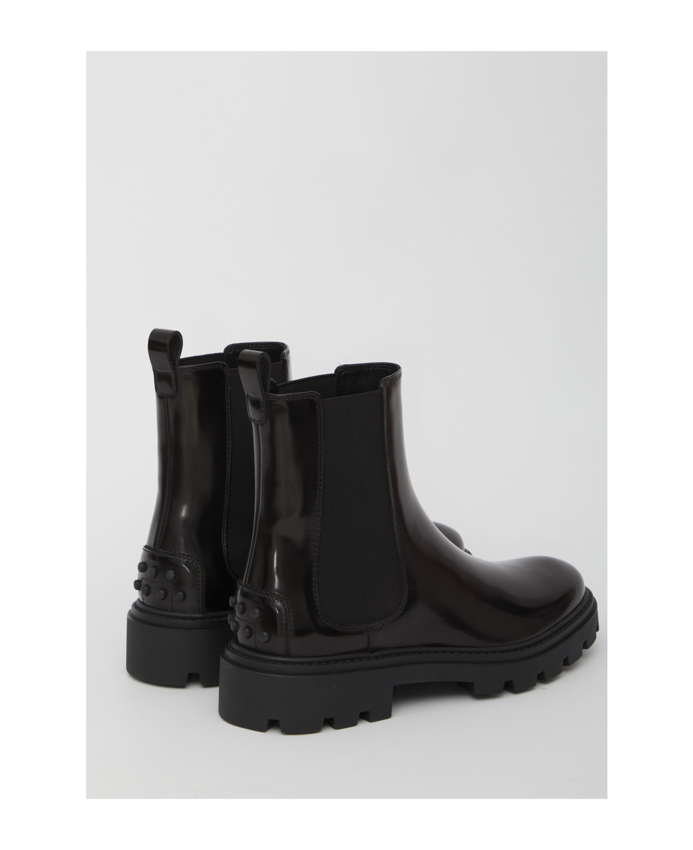 Tod's Leather Chelsea Boots - Black