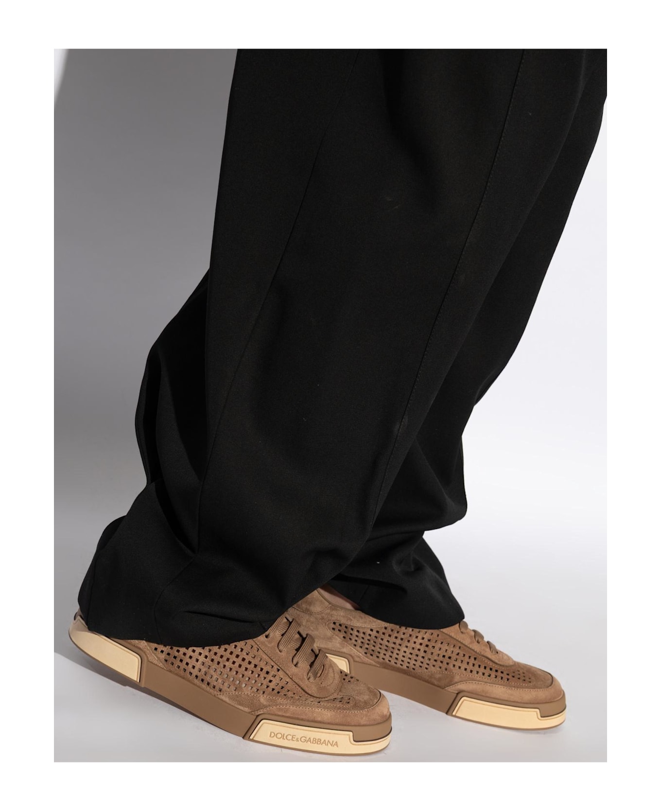 Dolce & Gabbana Portofino Sneakers - NOCCIOLA/BEIGE