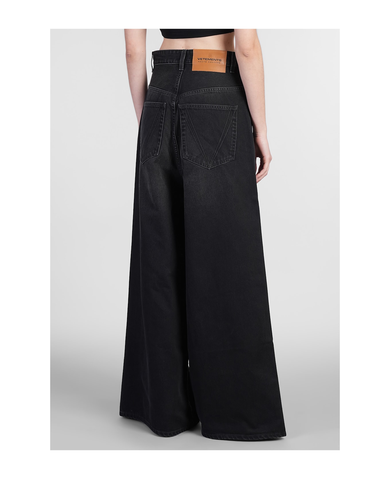 VETEMENTS Jeans In Black Denim - black