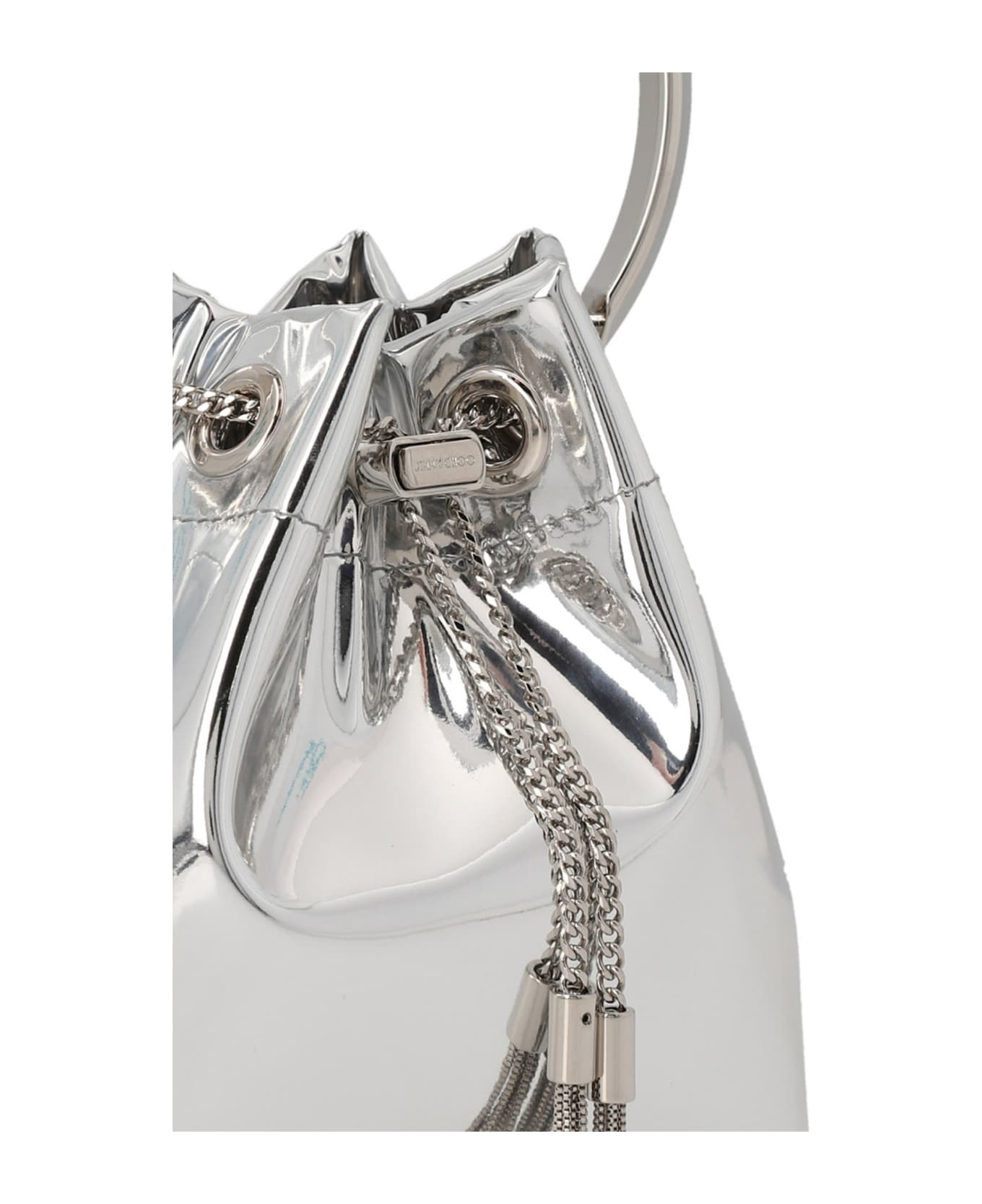 Jimmy Choo 
bon Bon
 Bucket Bag - Silver