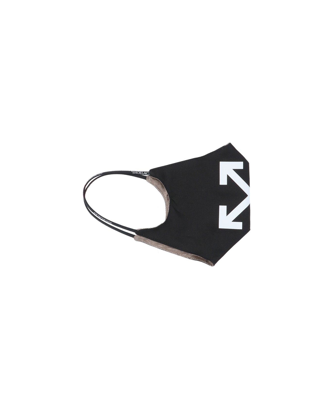 Off-White Arrow Printed Face Mask - Black