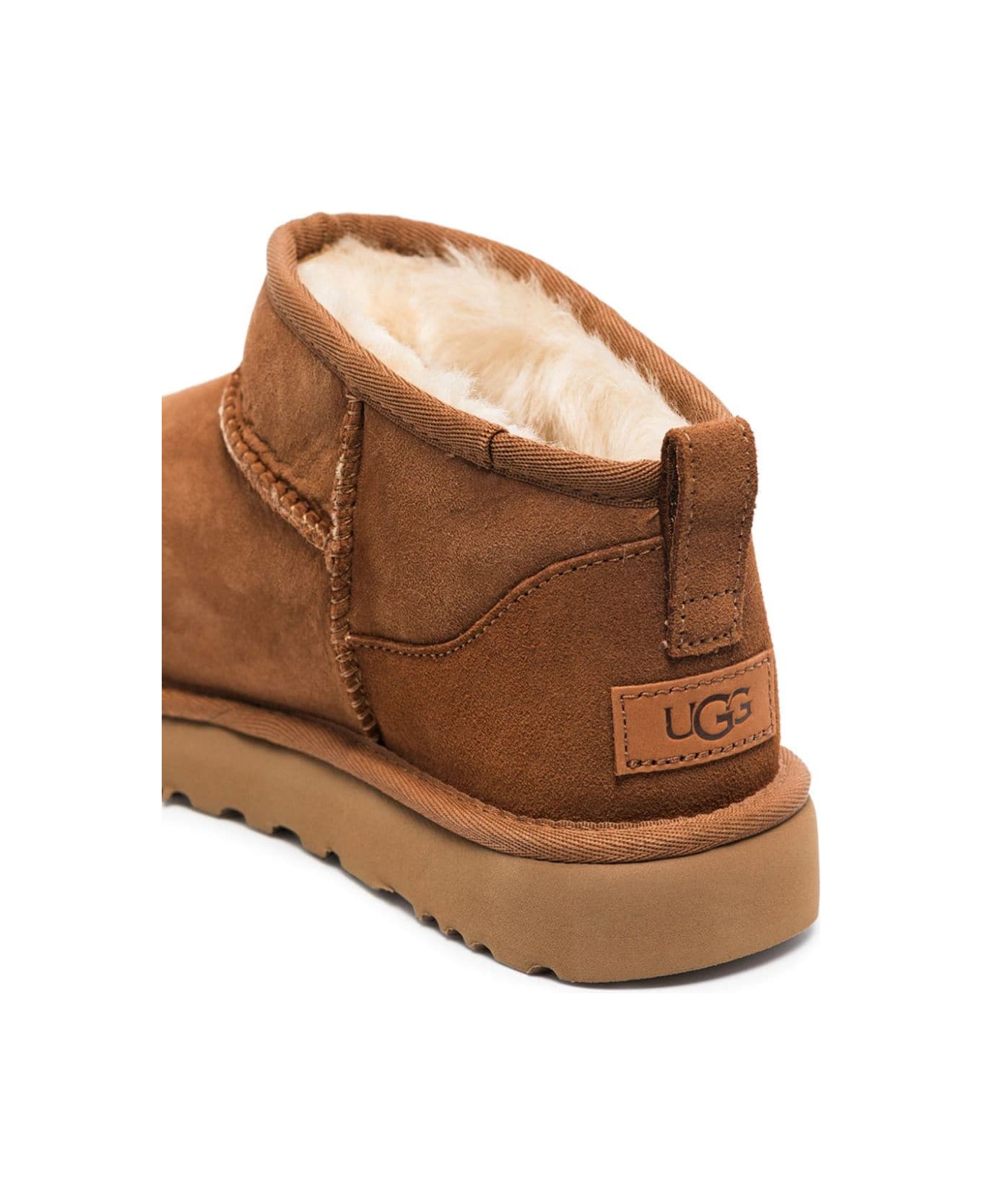 UGG W Classic Ultra Mini Ankle Boots - Biscotto