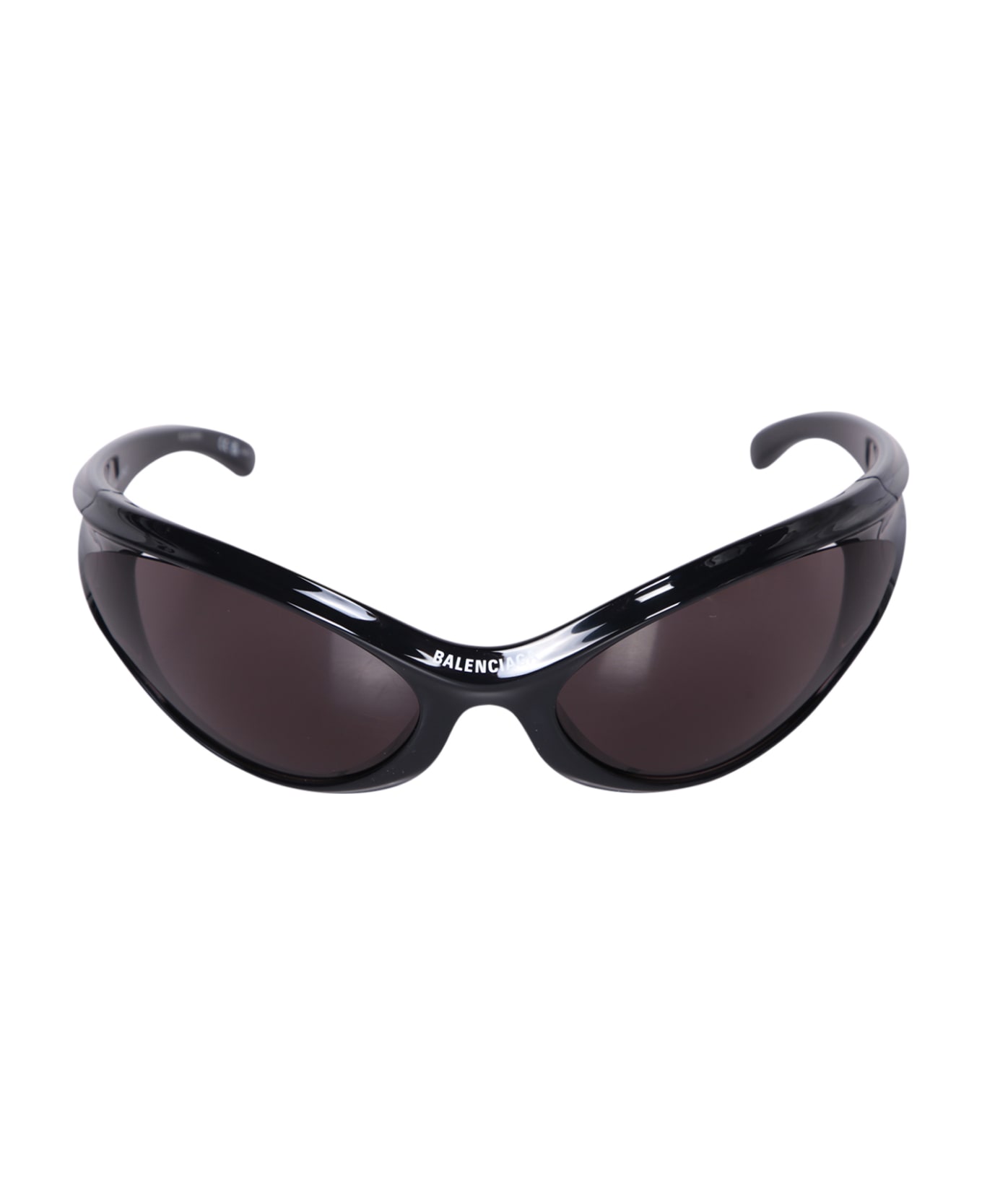 Balenciaga Eyewear Dynamo Round Sunglasses - Black