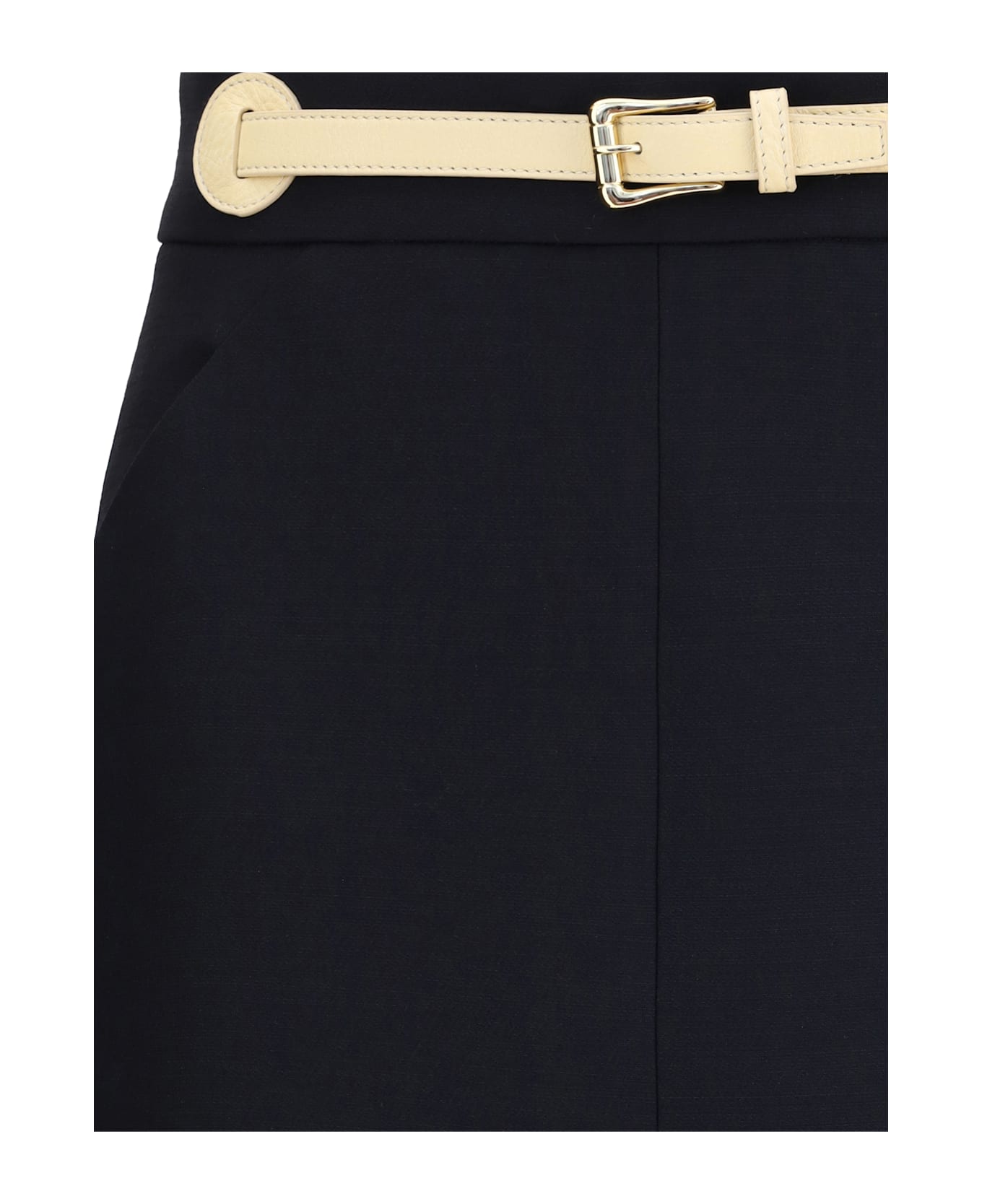Valentino Belted Midi Skirt