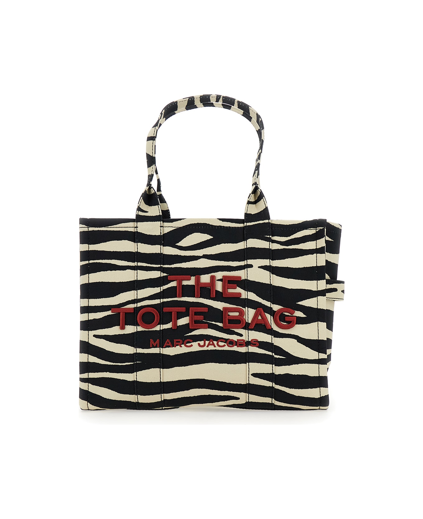 Marc Jacobs The Zebra Canvas Large Tote Bag - ZEBRA