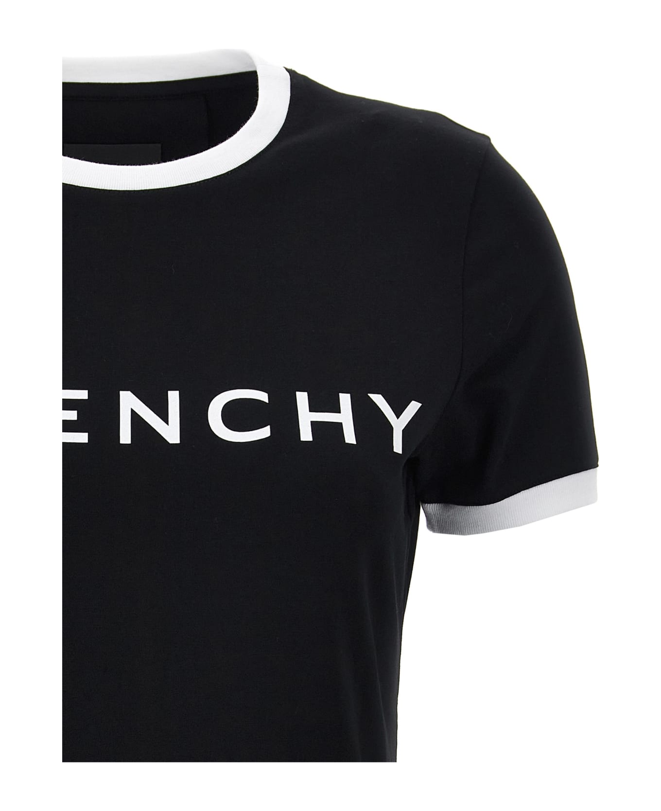 Givenchy Logo Print T-shirt - Black