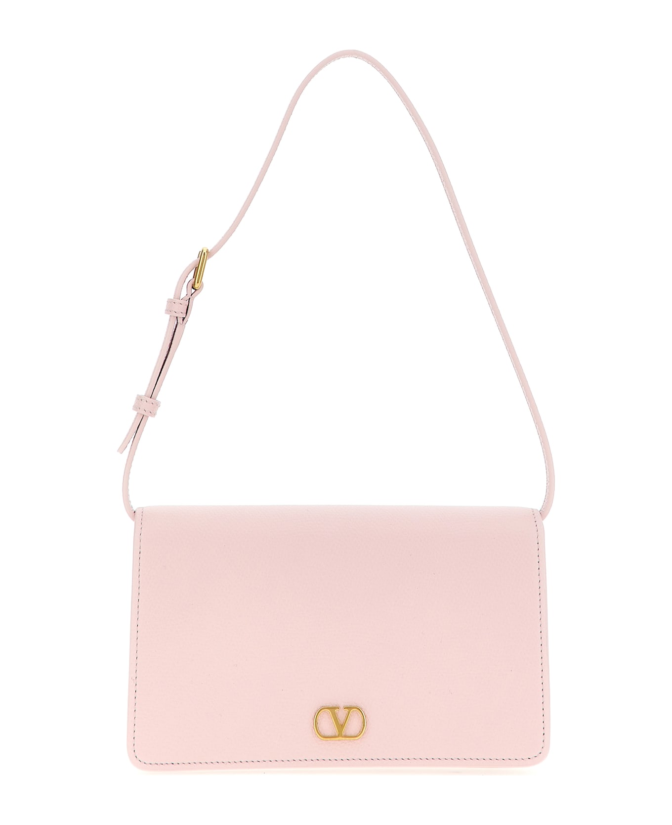 Valentino Garavani Vlogo Signature Shoulder Bag - Pink