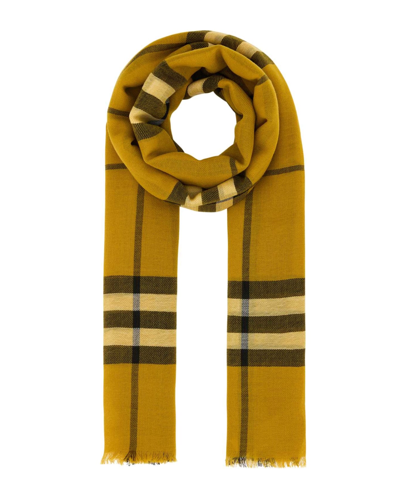 マフラー・ストール Burberry FW23 Embroidered wool scarf (8079240 A1450) Burberry Jumbo Check Wool Fringed Scarf 8079237