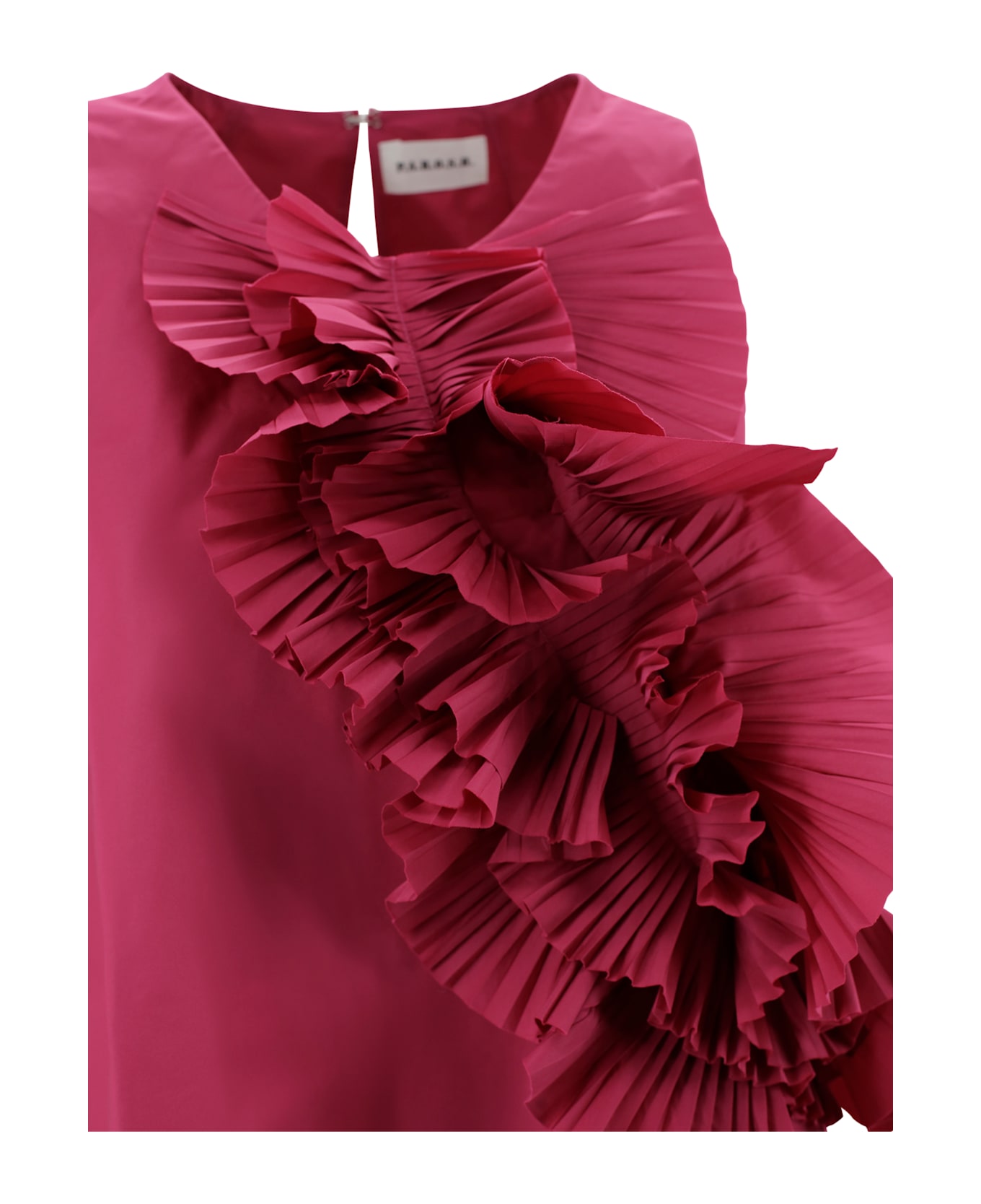 Parosh Ruffled Blouse - Fuchsia