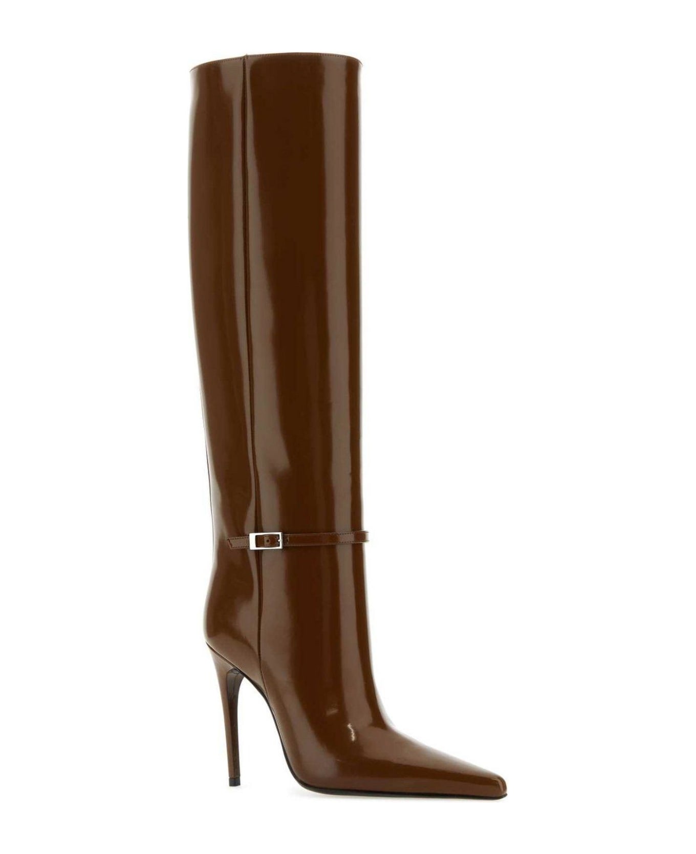 Saint Laurent Vendome Pointed Toe Boots - Brown ブーツ